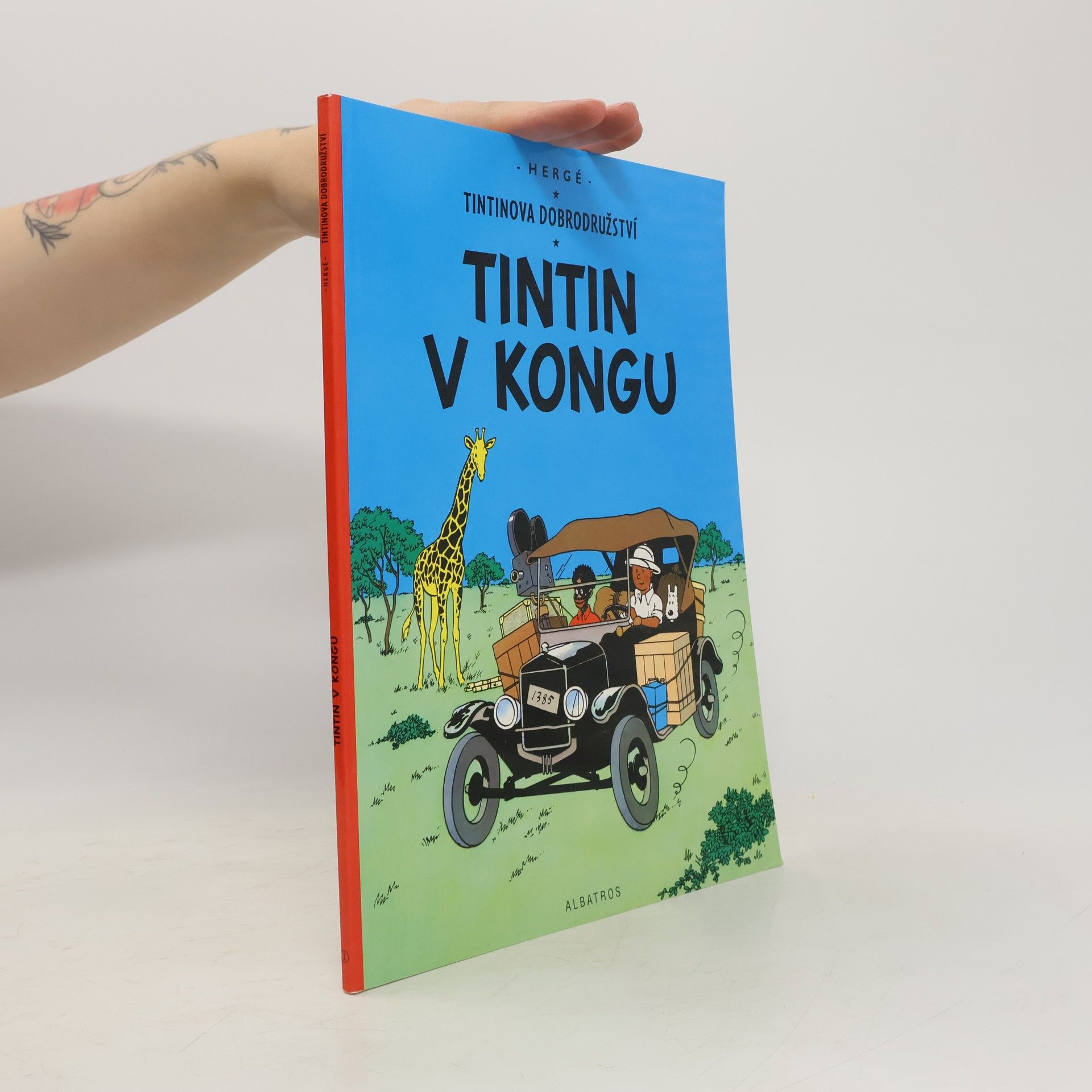 Hergé Tintin v Kongu
