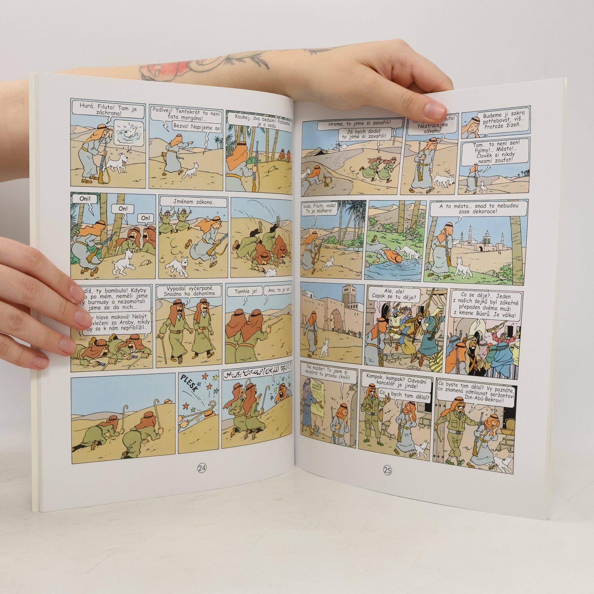 Hergé Tintinova dobrodružství. Faraonovy doutníky