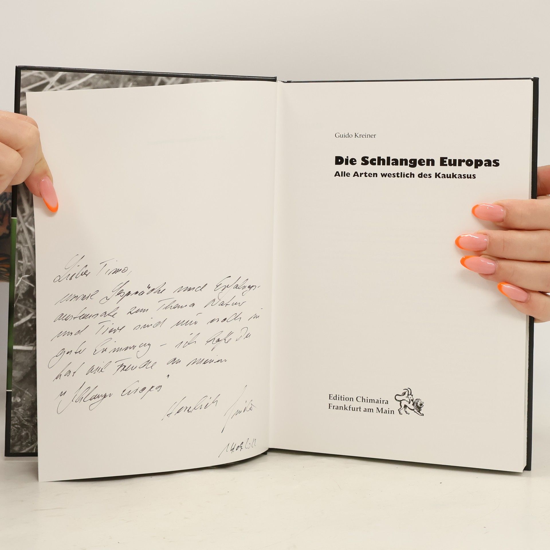 Guido Kreiner Die Schlangen Europas