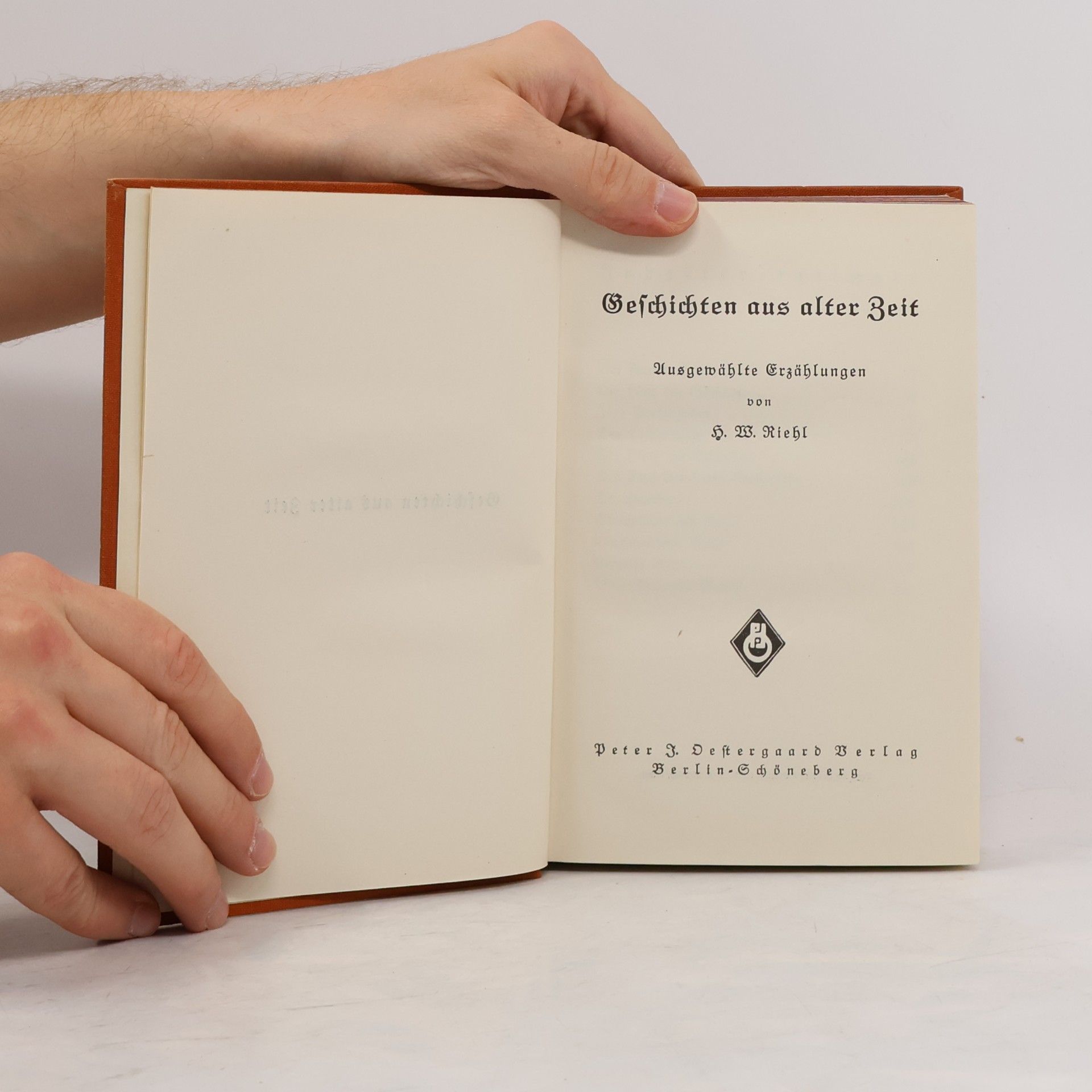 Wilhelm Heinrich Riehl Geschichten aus alter Zeit