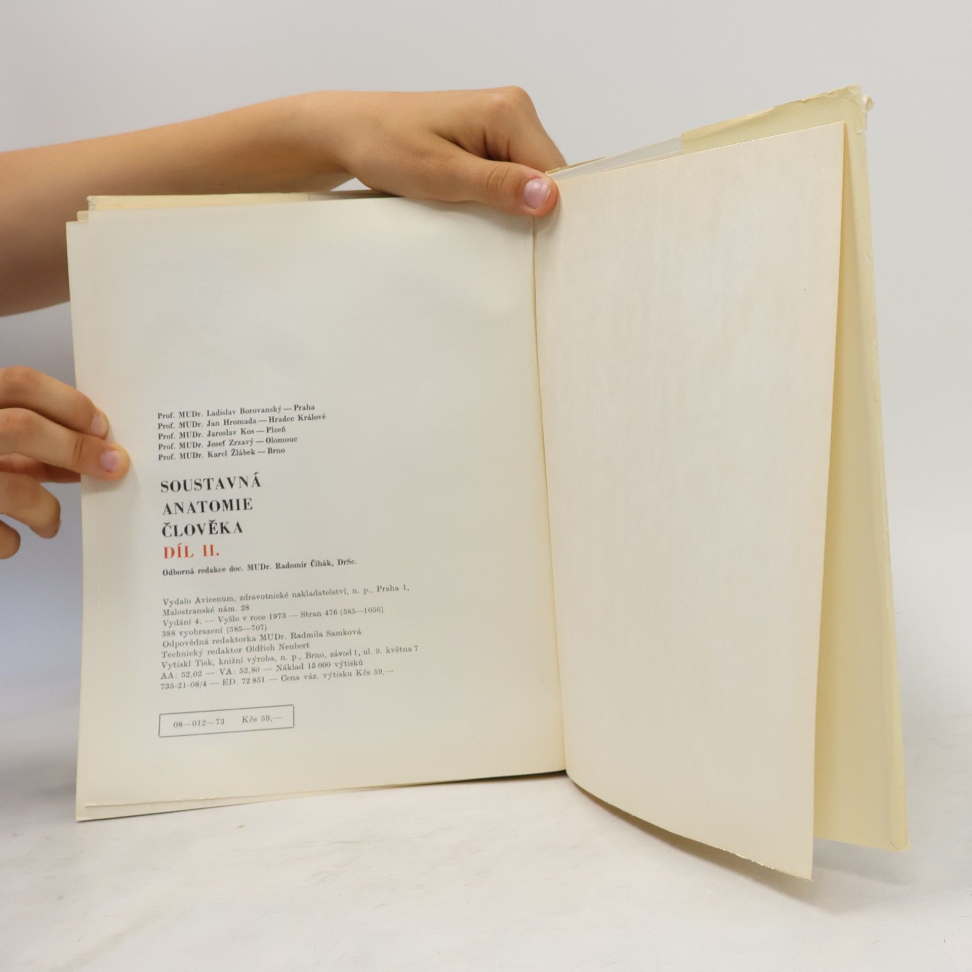 Ladislav Borovanský Soustavná anatomie člověka II