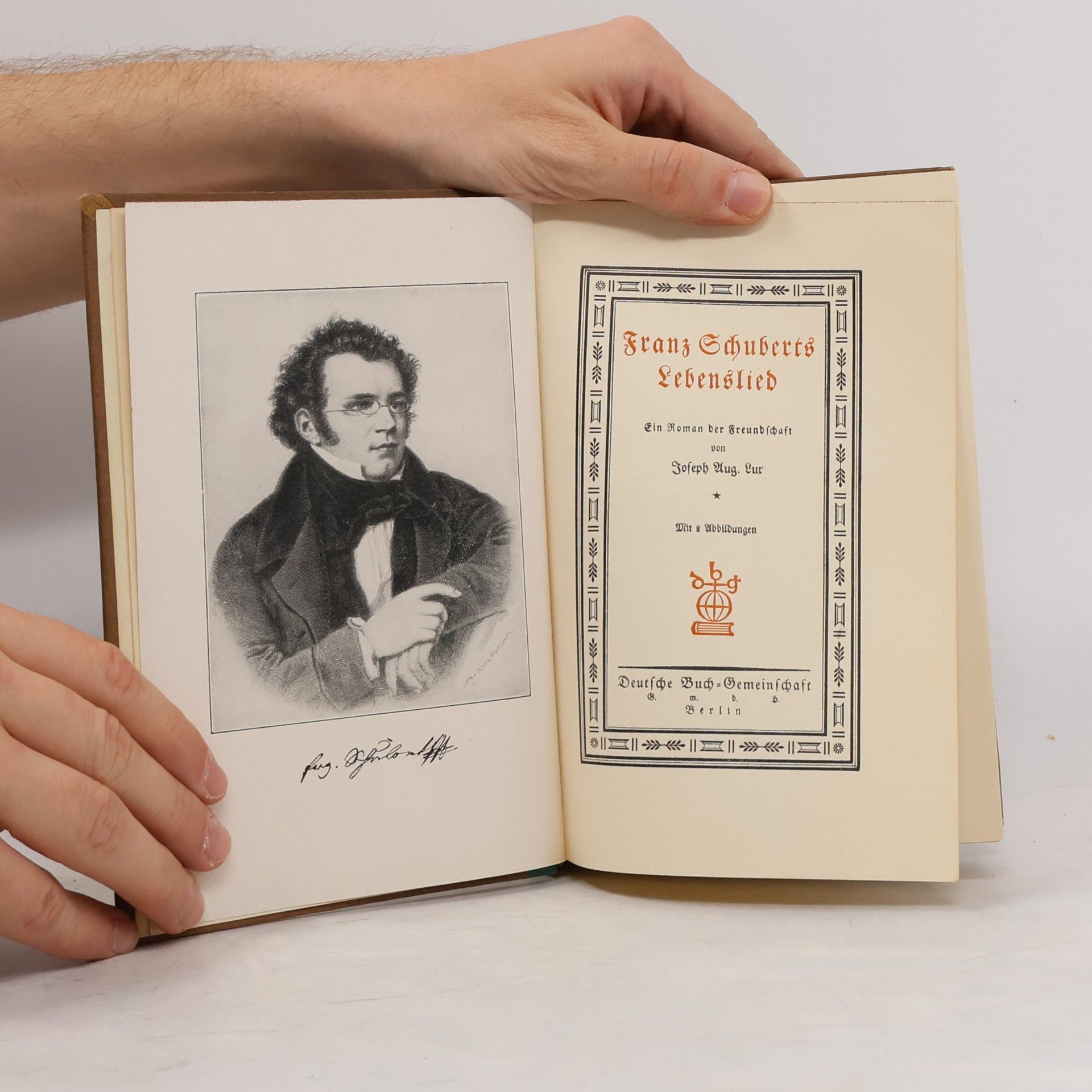 Joseph August Lux Franz Schuberts Lebenslied: Ein Roman Der Freundschaft