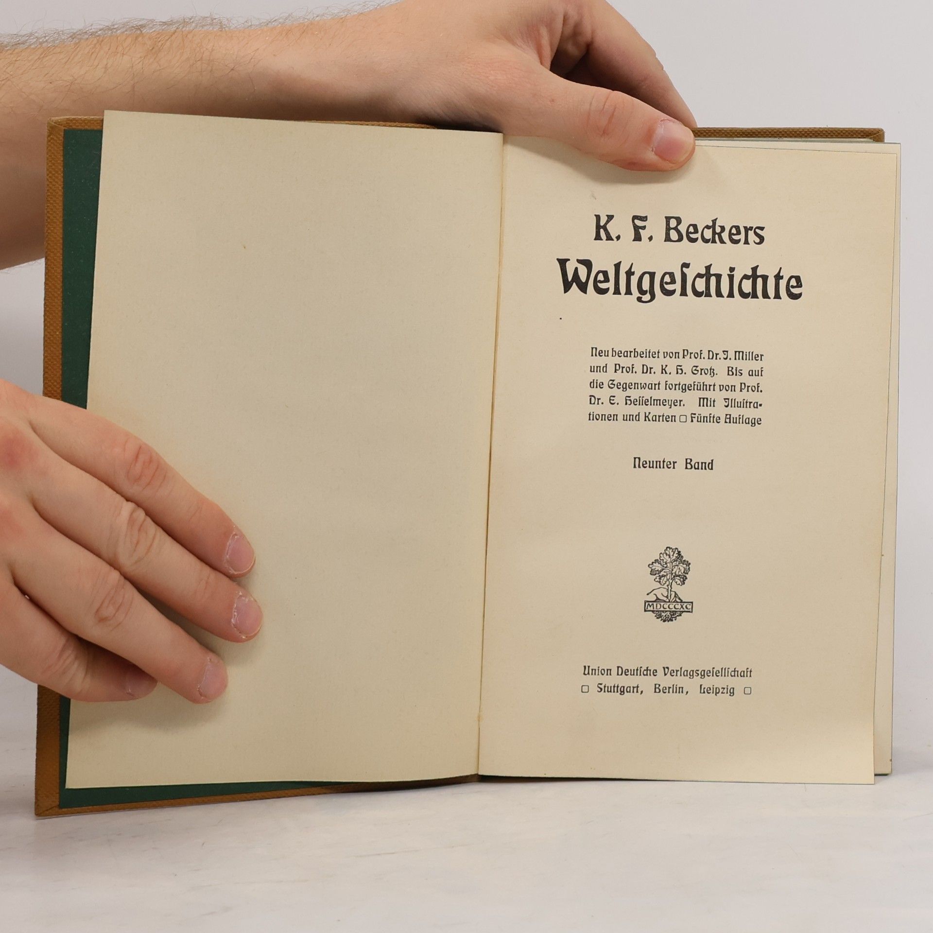 Karl Friedrich Becker K. F. Beckers Weltgeschichte 9