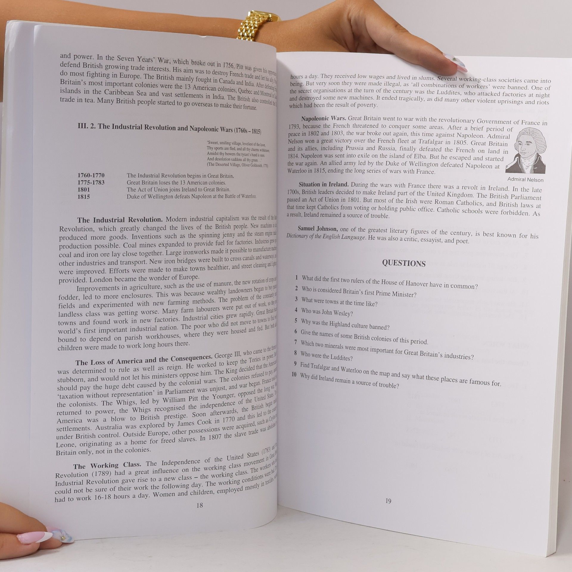 Lidia Kyzlinková British History, Britain: Geography and Society, English-speaking Countries