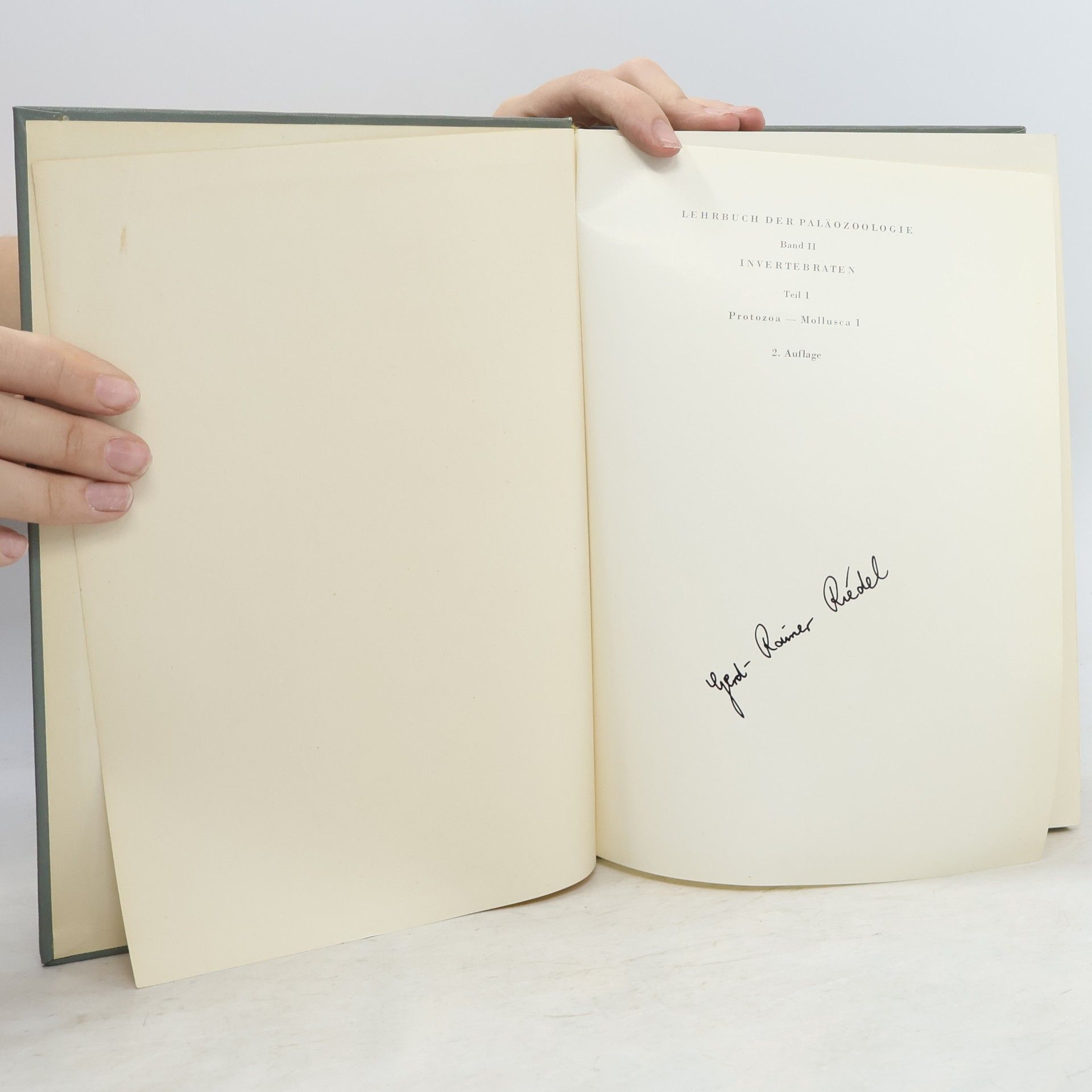 Arno Hermann Müller Lehrbuch der Paläozoologie. Band II.