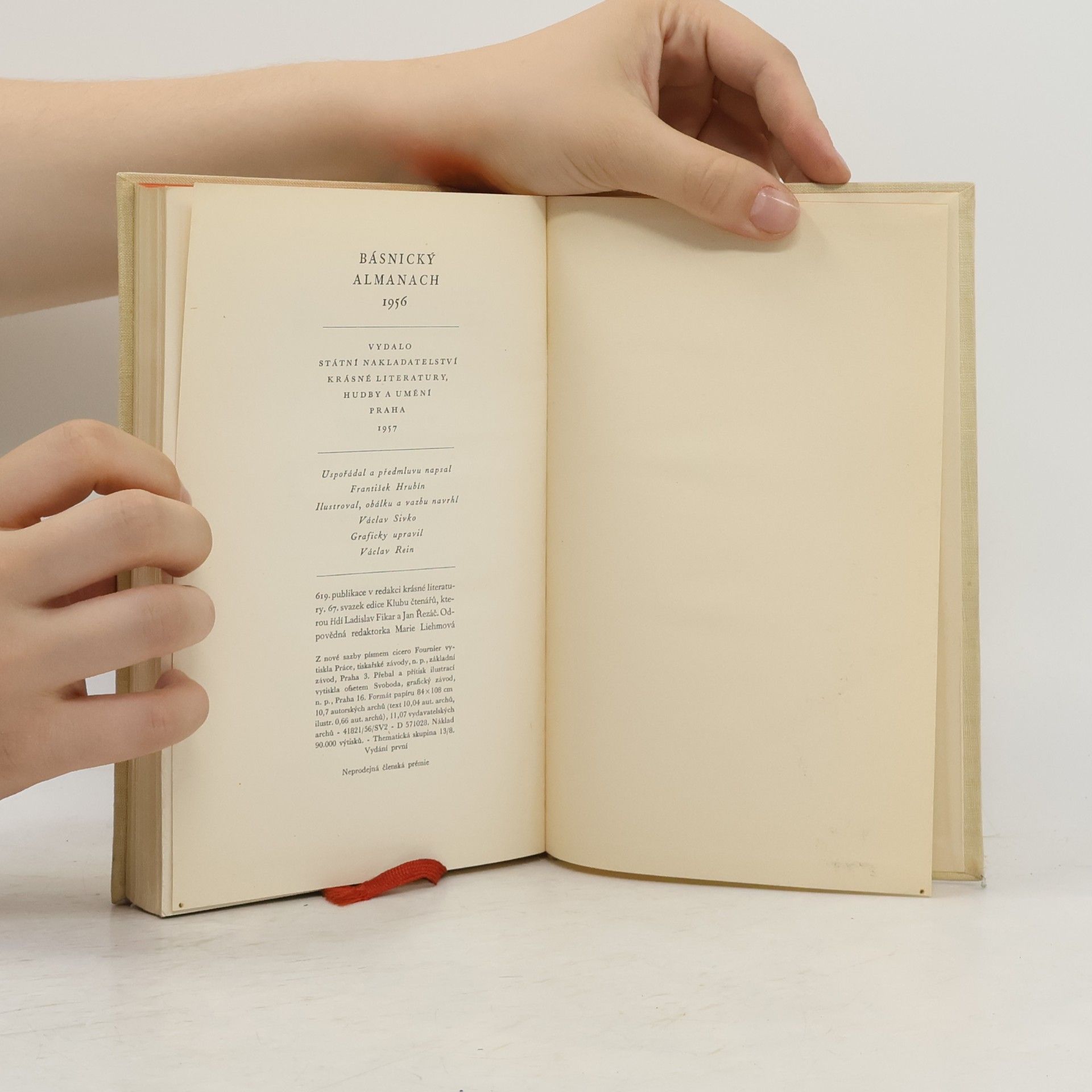 Collectif d'auteurs Básnický almanach 1956