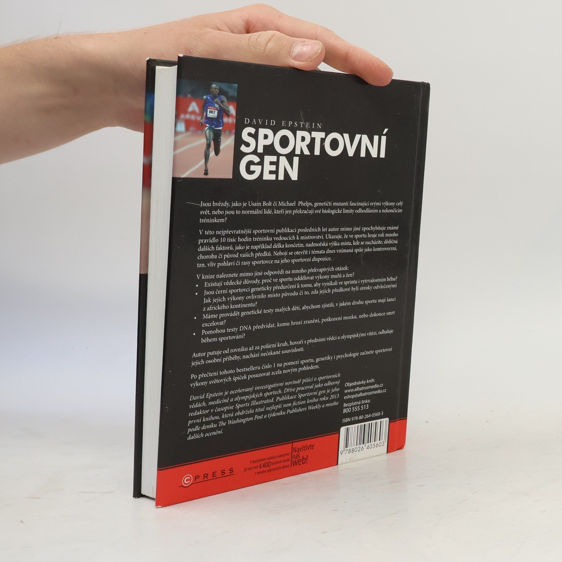 David Epstein Sportovní gen