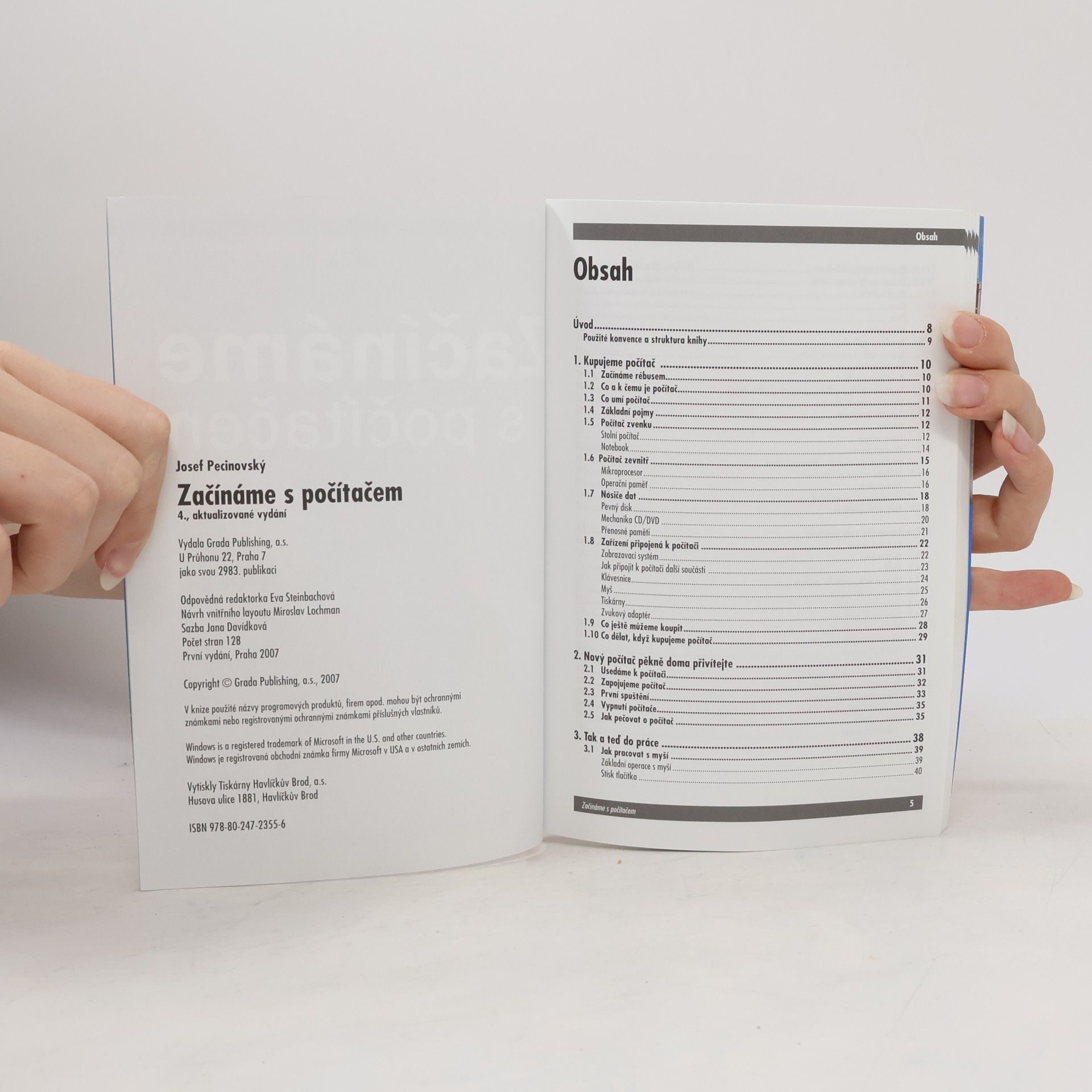 Josef Pecinovský Začínáme s počítačem (duplicitiní ISBN)