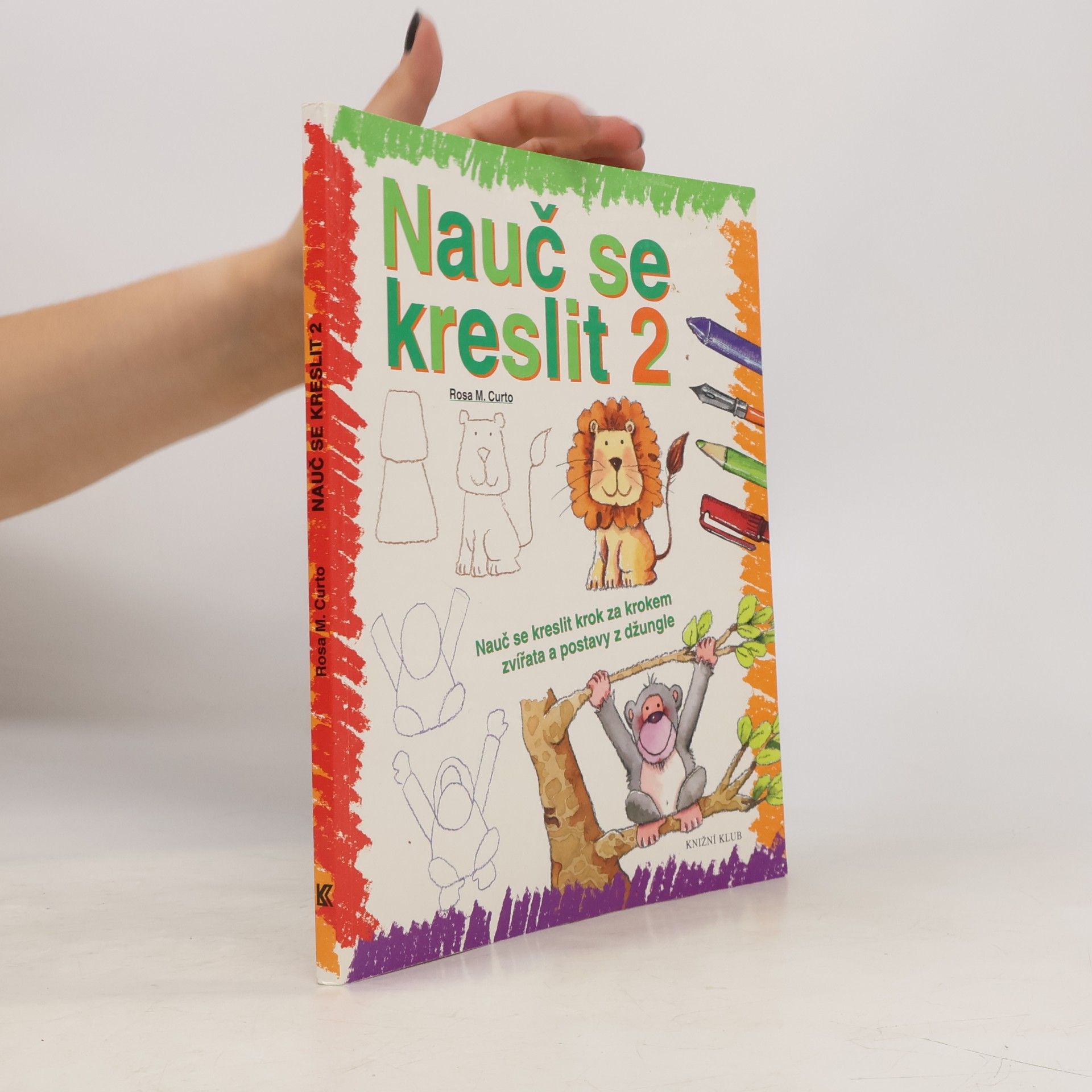 Rosa María Curto Nauč se kreslit 2. Nauč se kreslit krok za krokem zvířata a postavy z džungle