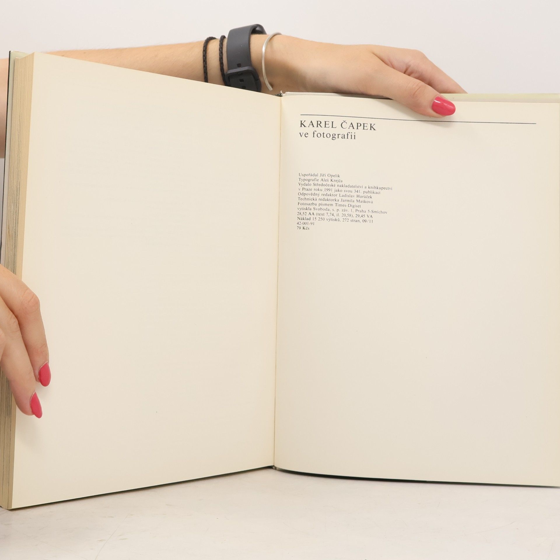Jiří Opelík Karel Čapek ve fotografii