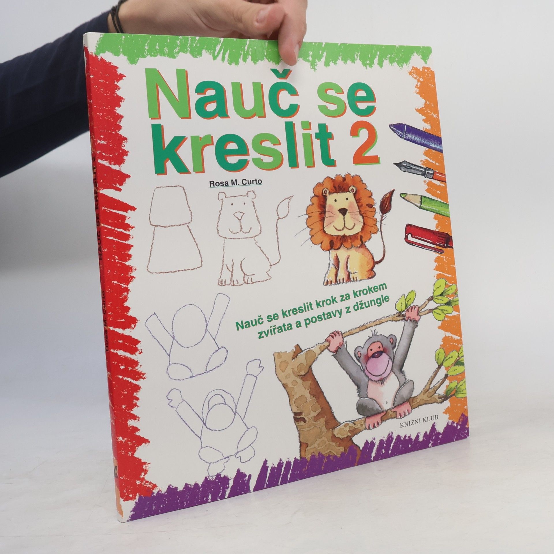 Rosa María Curto Nauč se kreslit 2. Nauč se kreslit krok za krokem zvířata a postavy z džungle