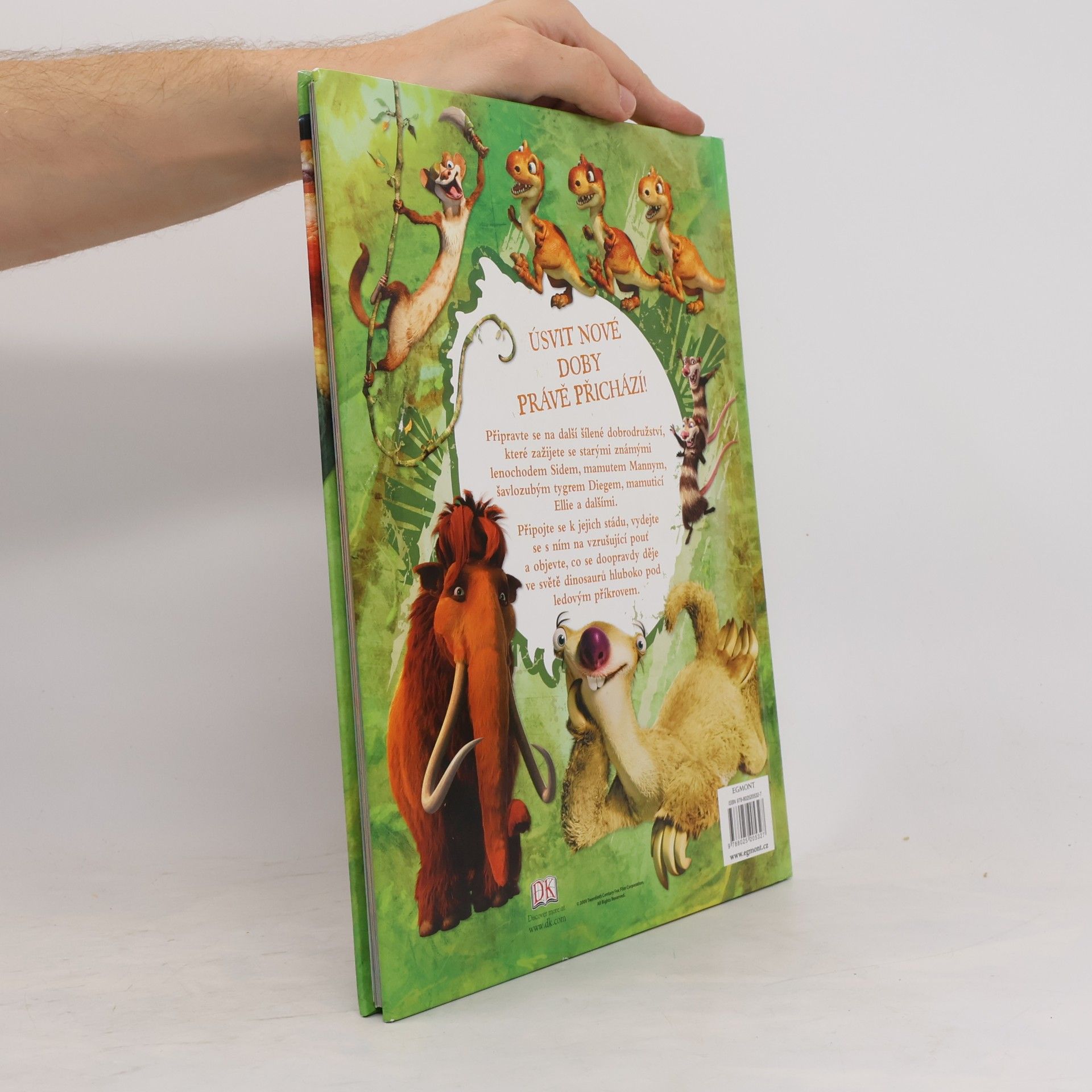 Glenn Dakin Doba ledová 3 - úsvit dinosaurů : obrazový slovník