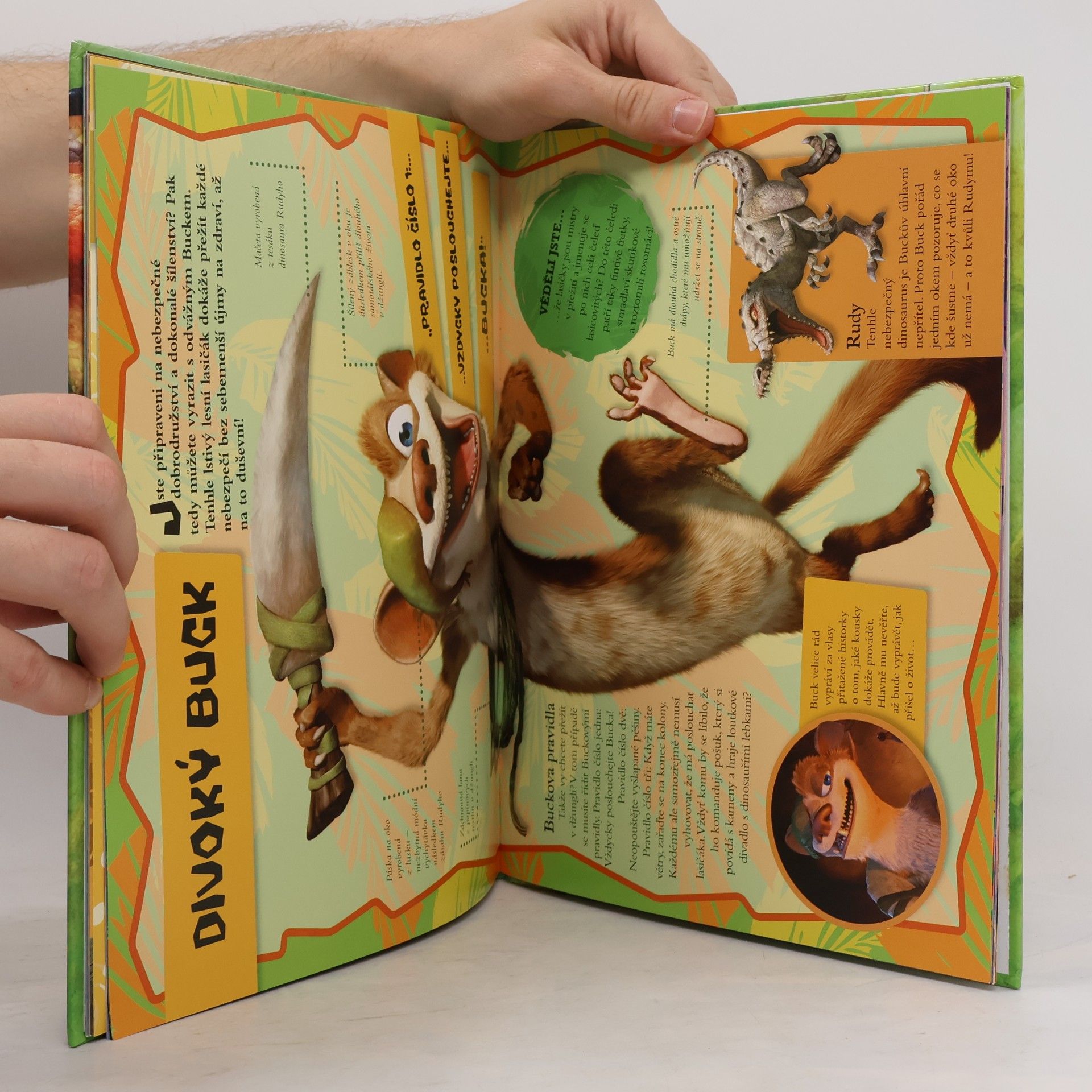 Glenn Dakin Doba ledová 3 - úsvit dinosaurů : obrazový slovník