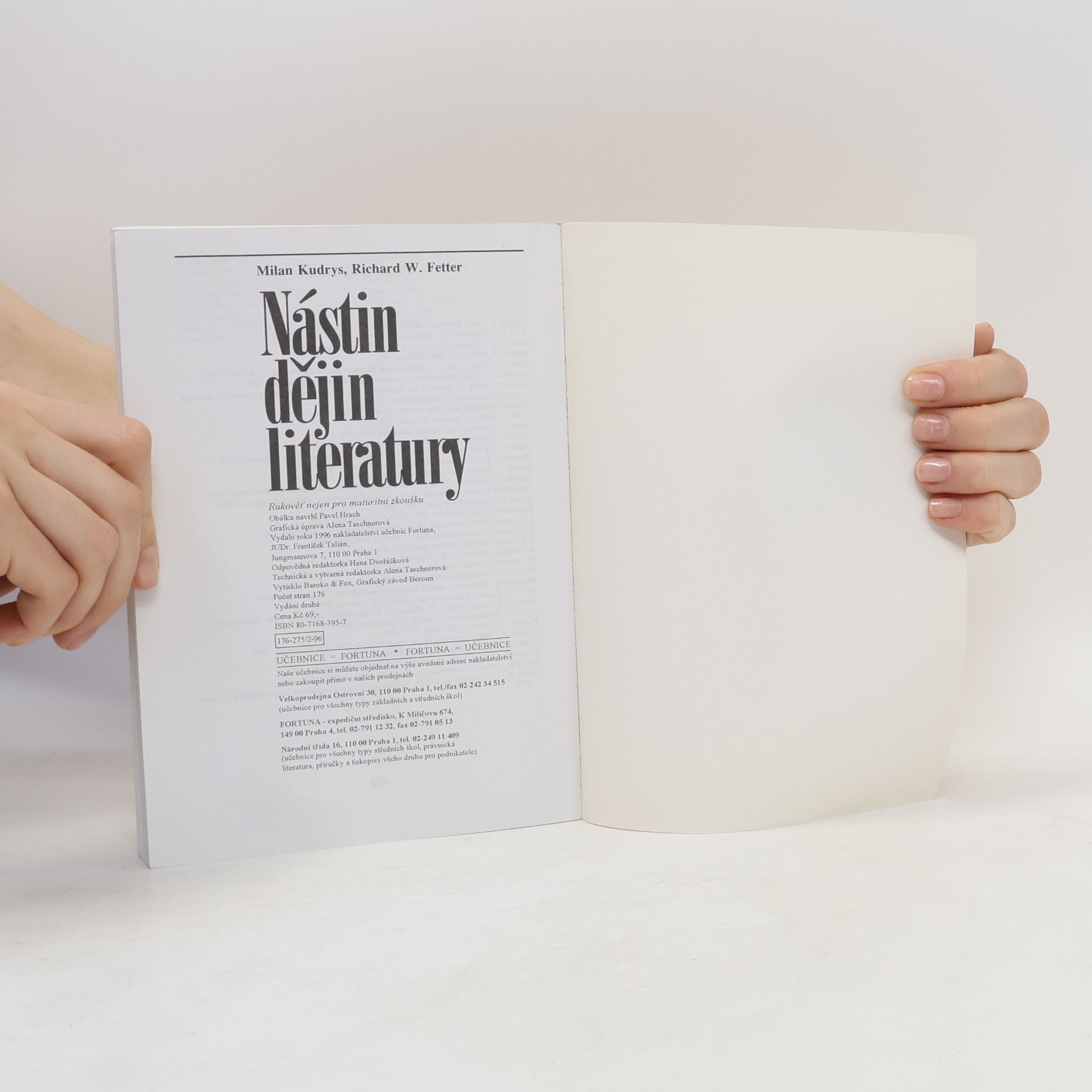 Milan Kudrys Nástin dějin literatury