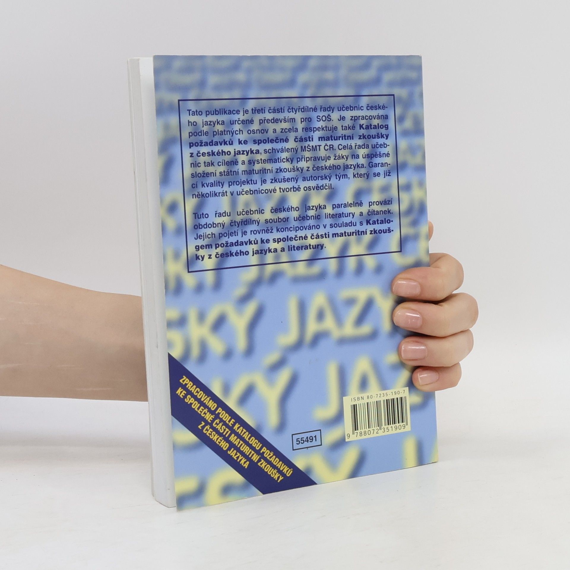Marie Čechová Český jazyk pro 3. ročník středních odborných škol