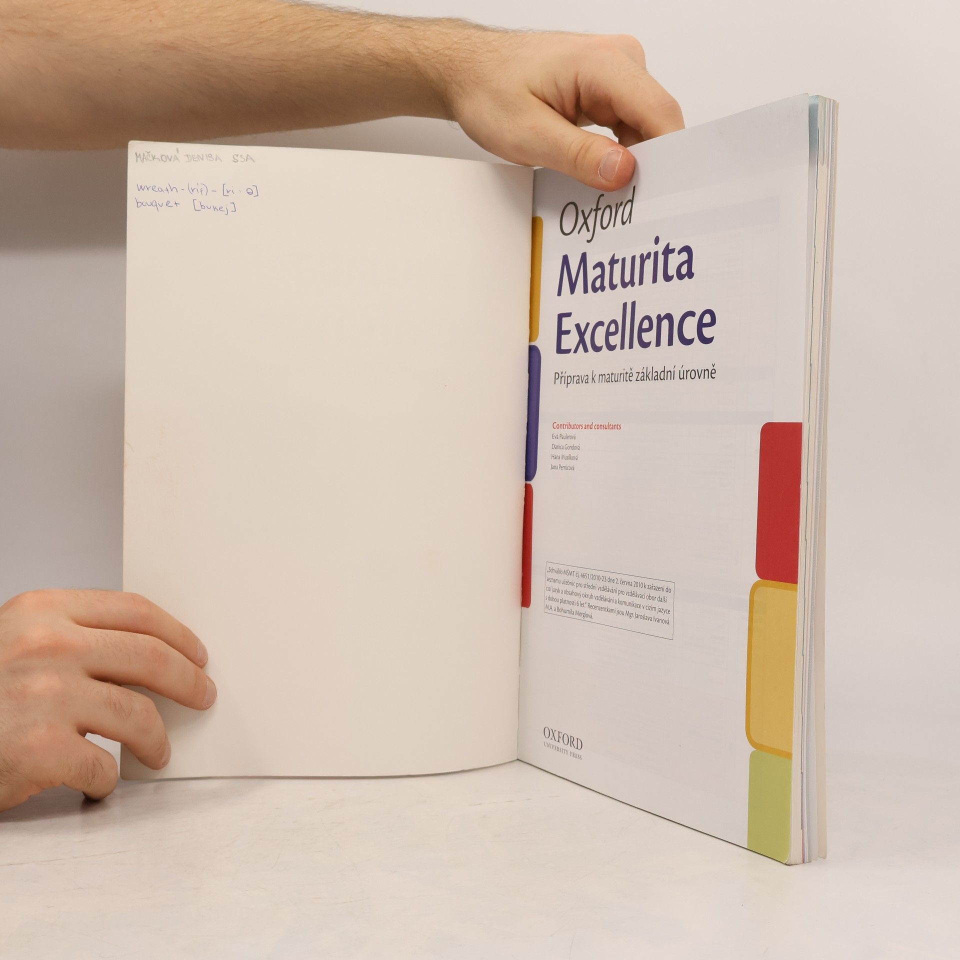 Kolektiv autorů Oxford Maturita Excellence: Průvodce gramatikou k maturitě