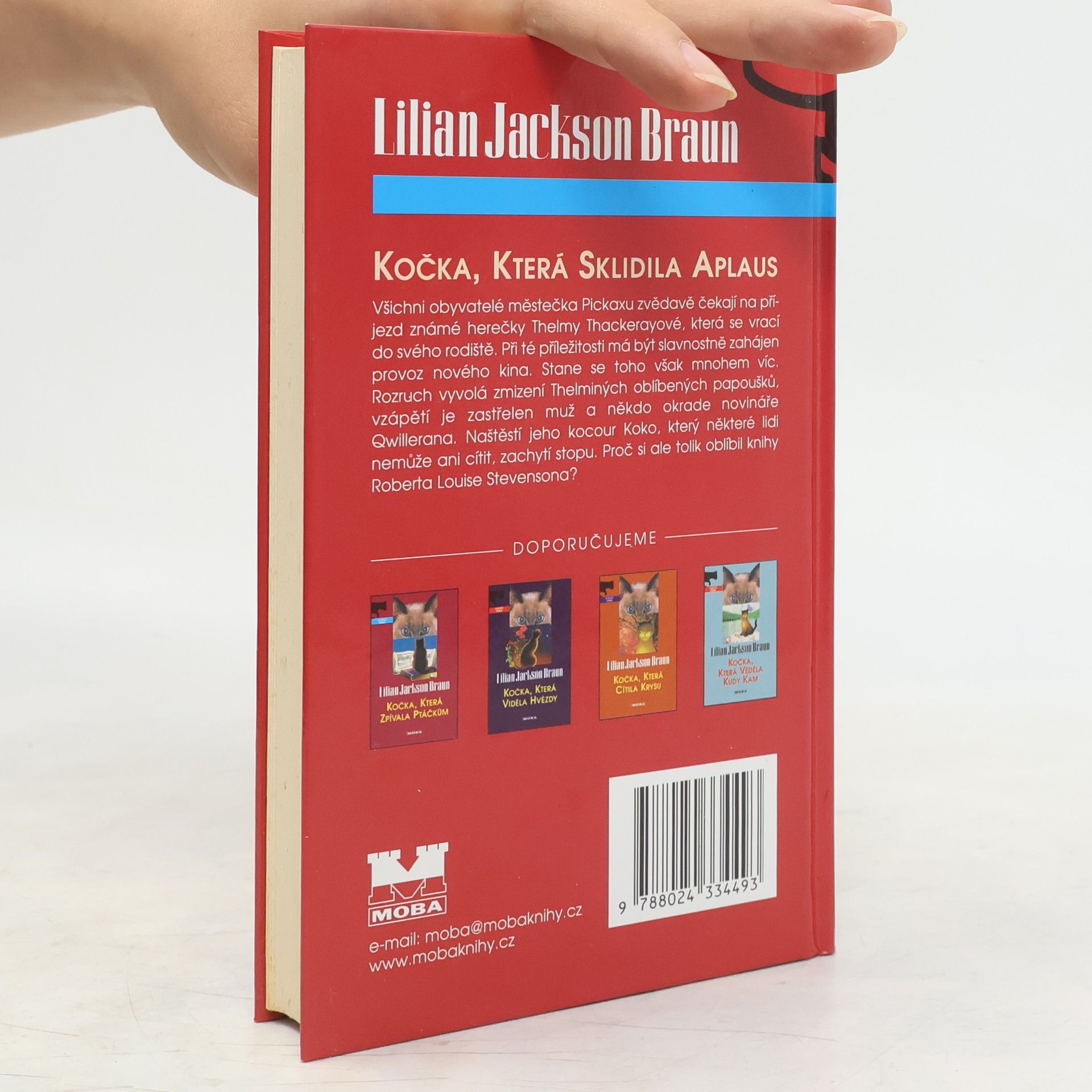 Lilian Jackson Braun Kočka, která sklidila aplaus