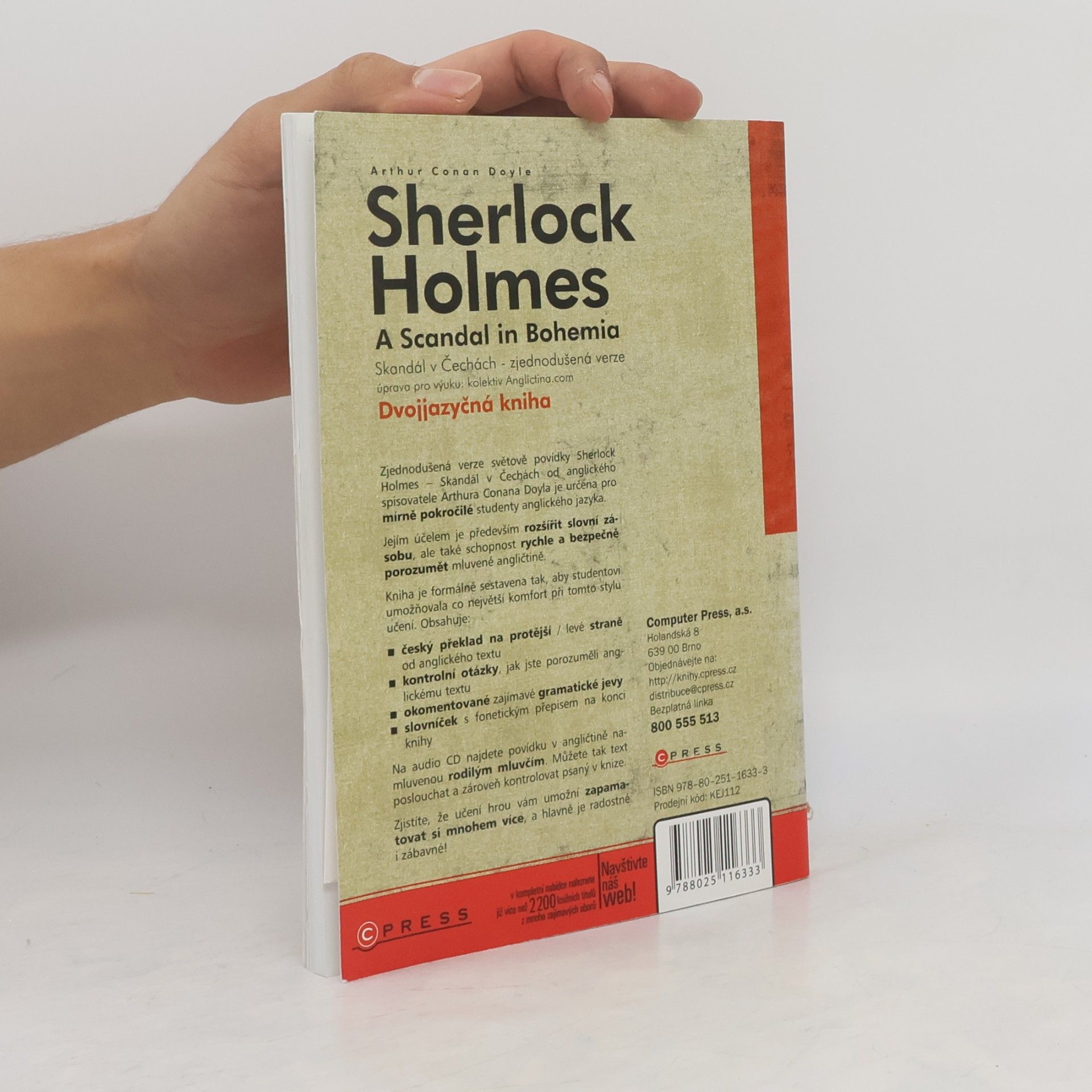 Arthur Conan Doyle Sherlock Holmes. A Scandal in Bohemia / Skandál v Čechách