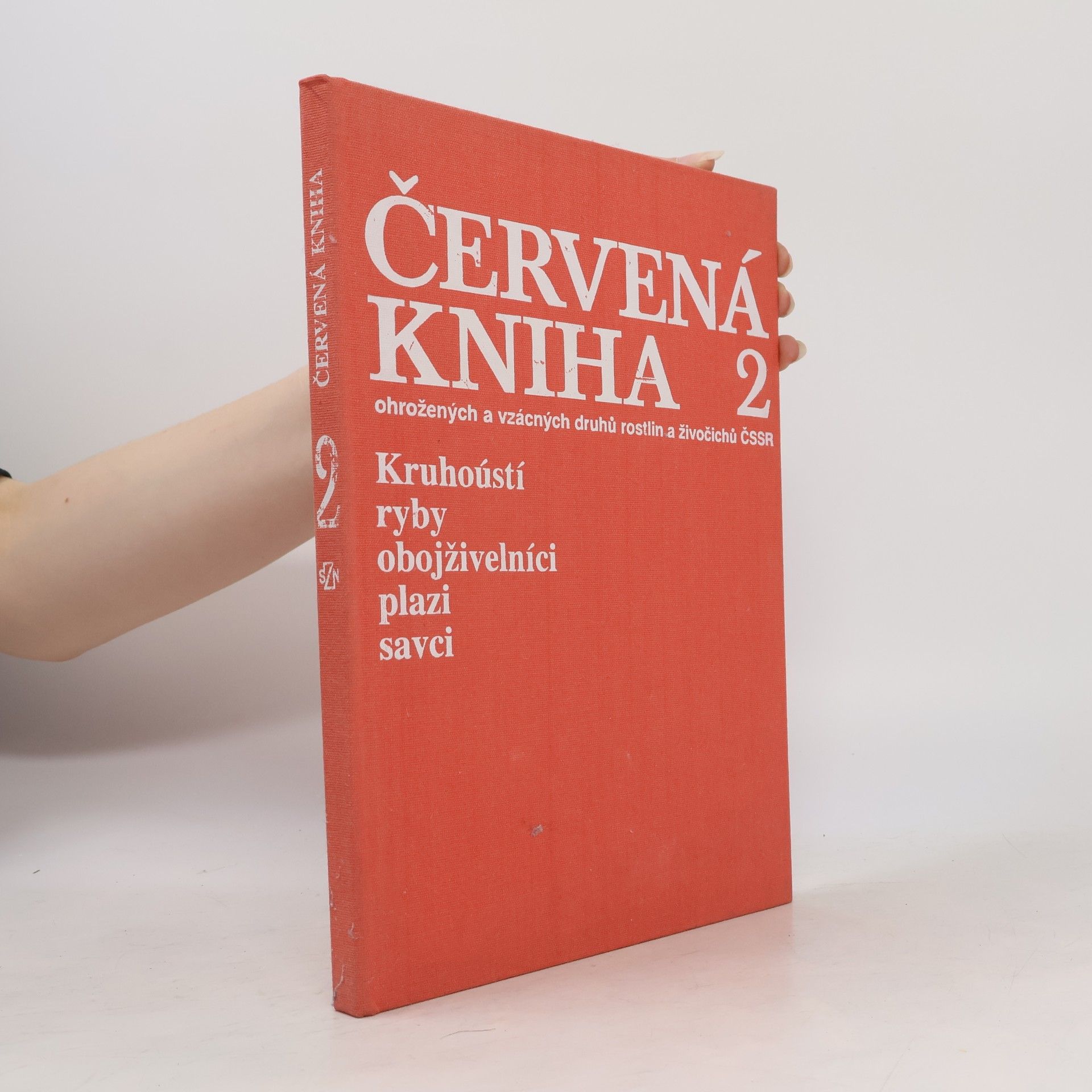 Vlastimil Baruš Červená kniha ohrožených a vzácných druhů rostlin a živočichů ČSSR 2