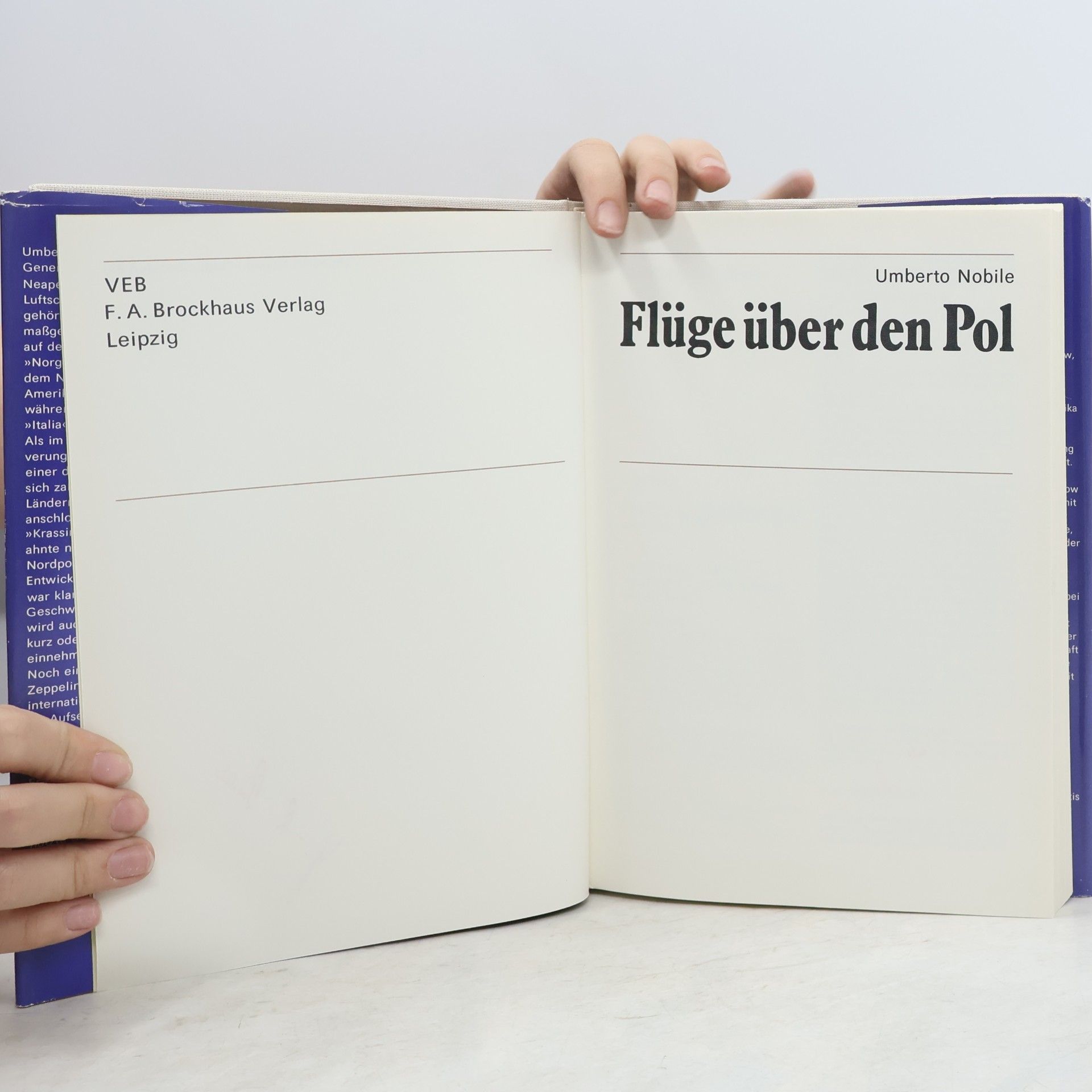 Umberto Nobile Flüge über den Pol