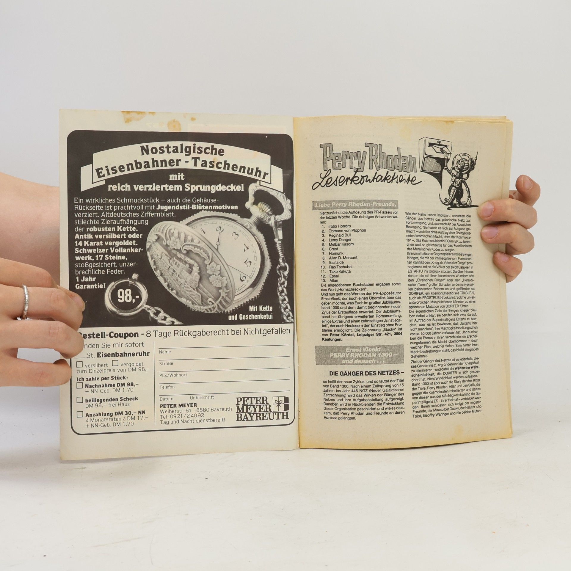 H. G. Ewers Perry Rhodan 457: Die Operationsbasis