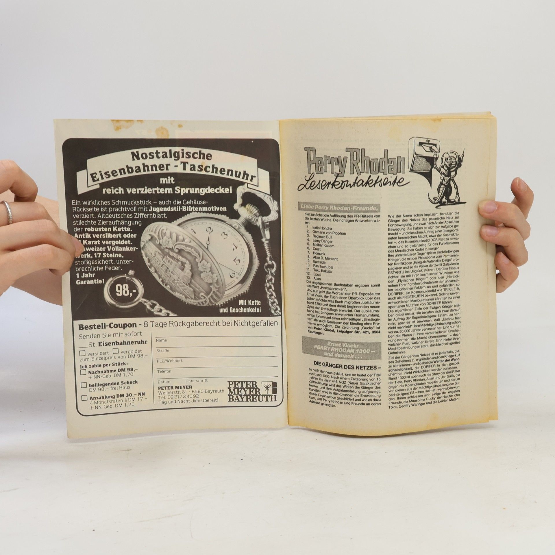 H. G. Ewers Perry Rhodan 457: Die Operationsbasis