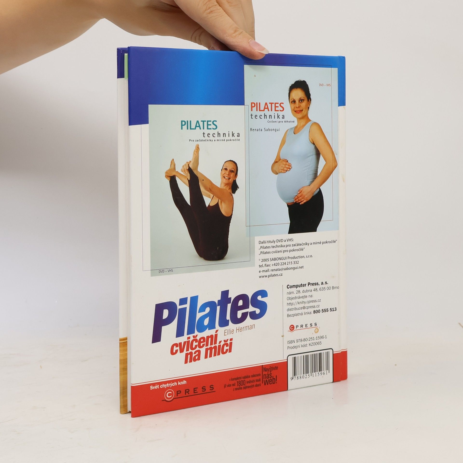 Ellie Herman Pilates cvičení na míči: Jak si zpevnit a zformovat celou postavu