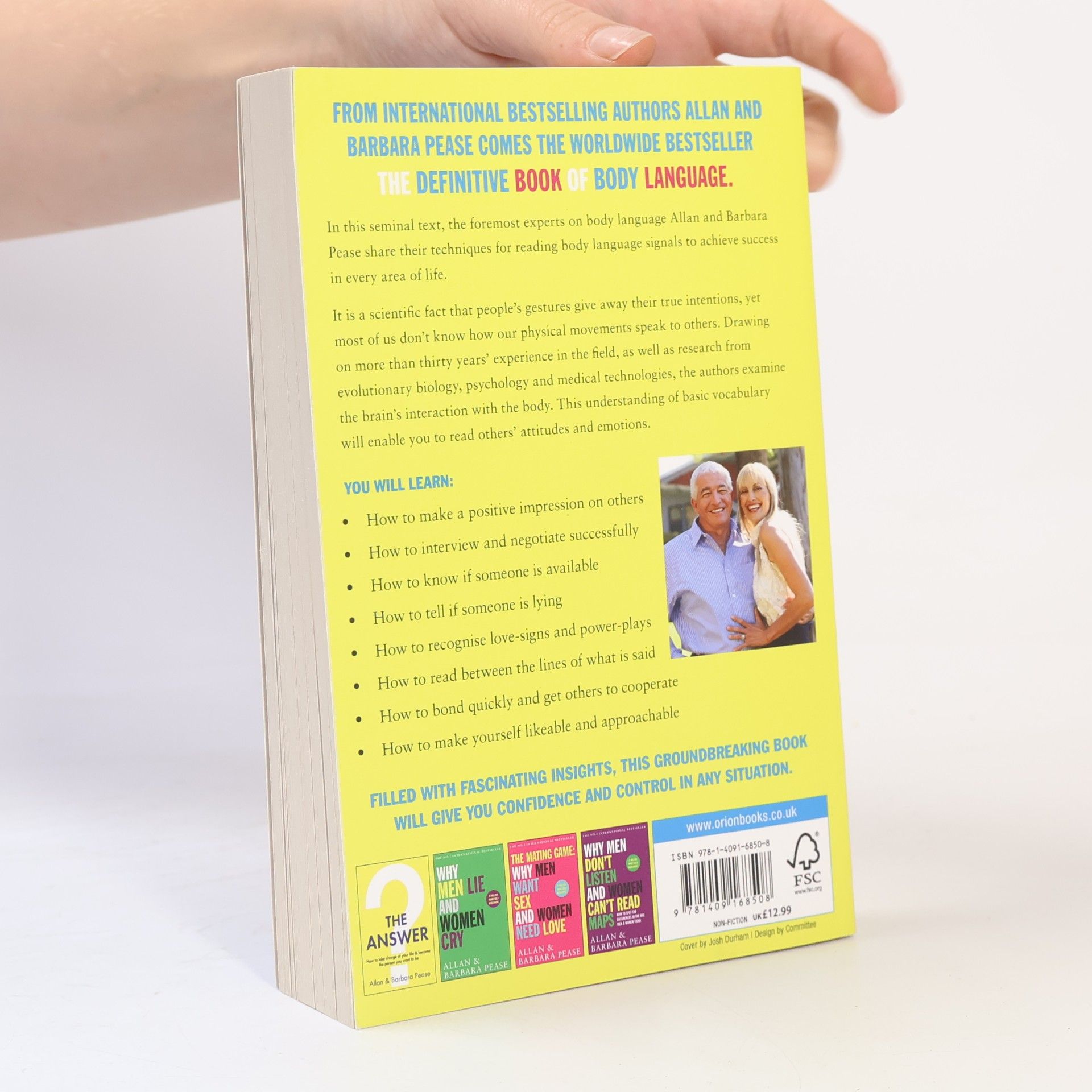 Allan Pease The definitive book of body language : how to read others' attitudes by their gestures