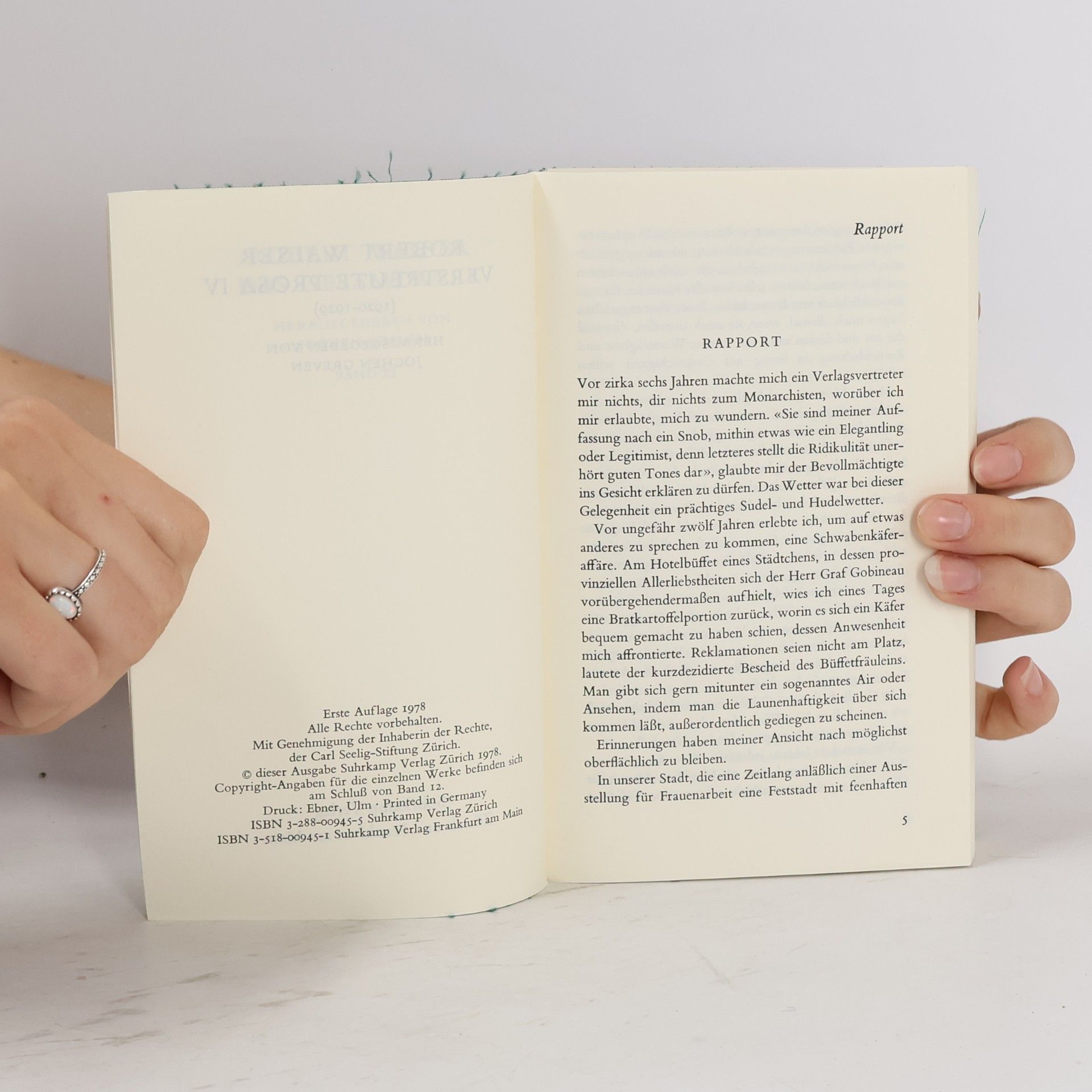 Robert Walser Das Gesamtwerk Xi. Verstreute Prosa IV (1926–1929)