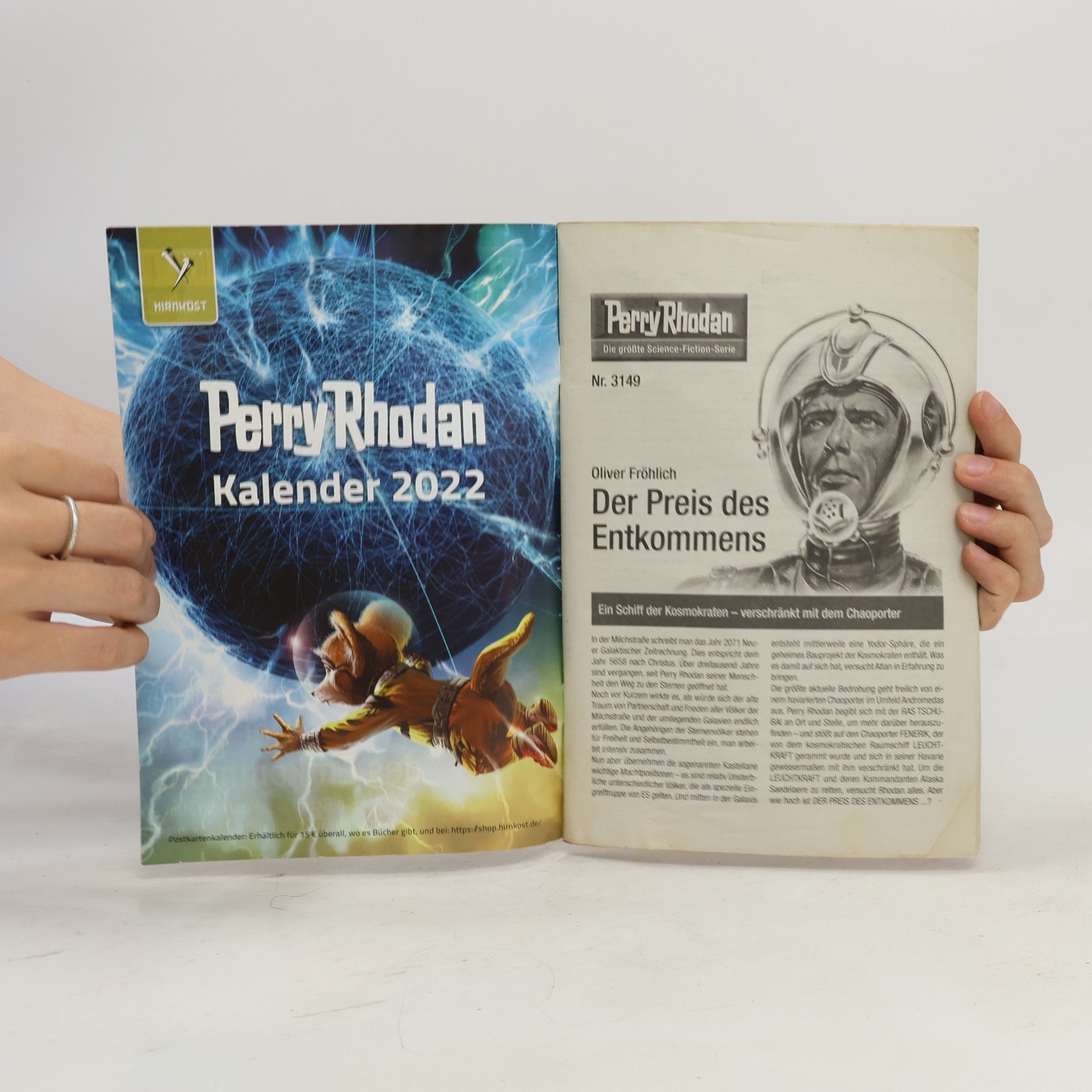 Oliver Fröhlich Perry Rhodan: 3149 Der Preis des Entkomens