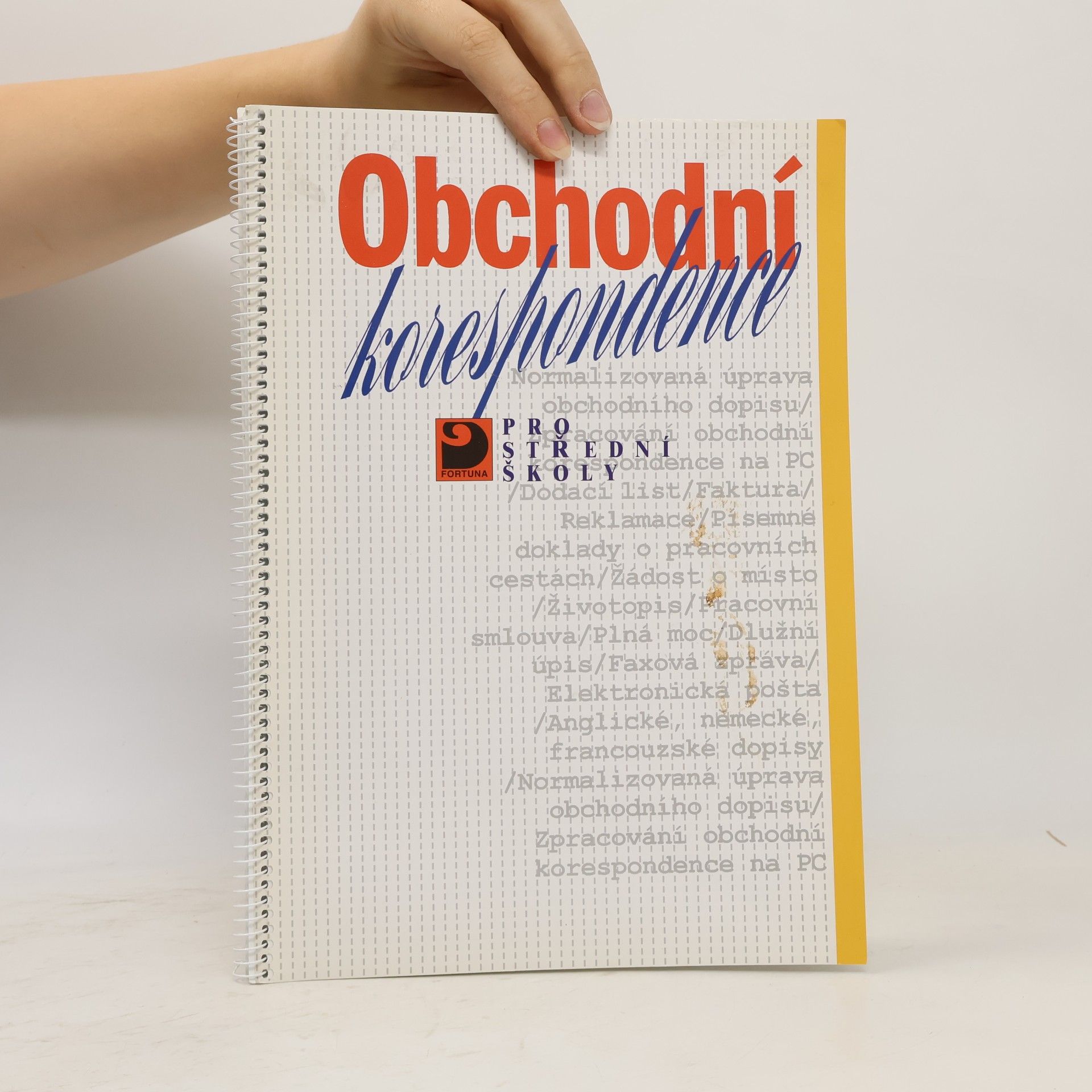 Emílie Fleischmannová Obchodní korespondence pro střední školy