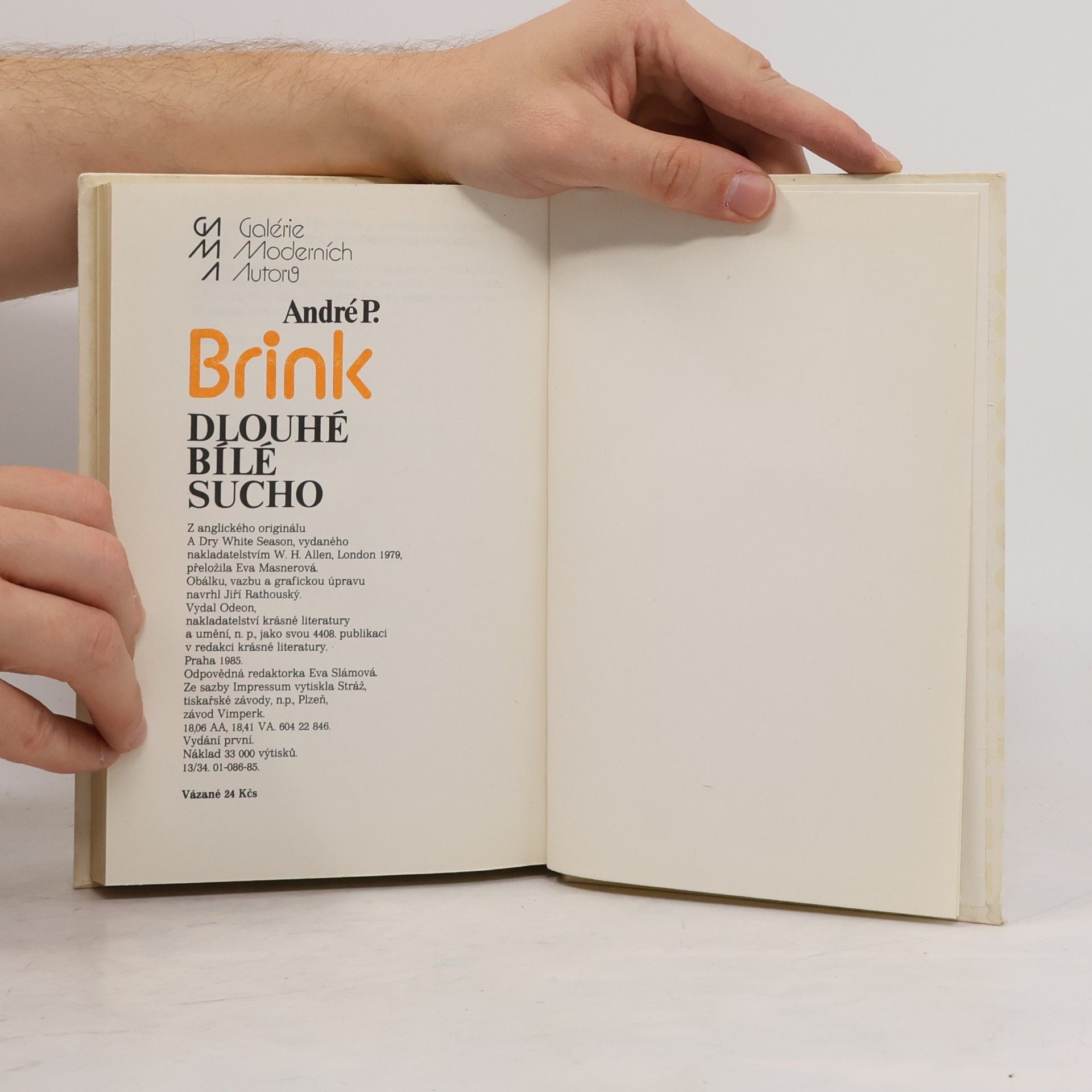 André Brink Dlouhé bílé sucho