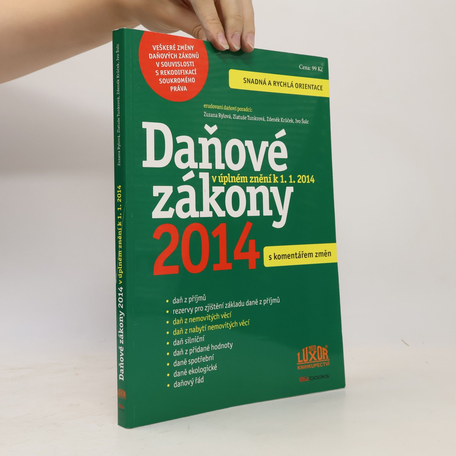 Kolektiv autorů Daňové zákony 2014 s komentářem změn