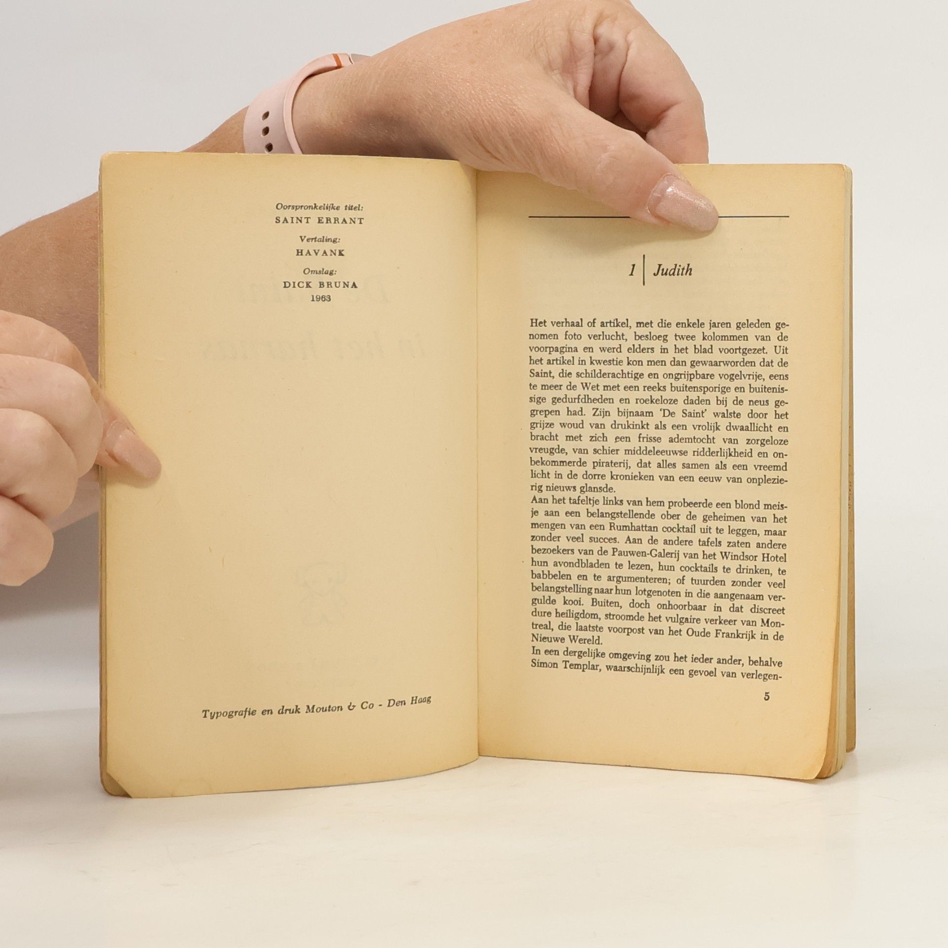 Leslie Charteris De saint in het harnas