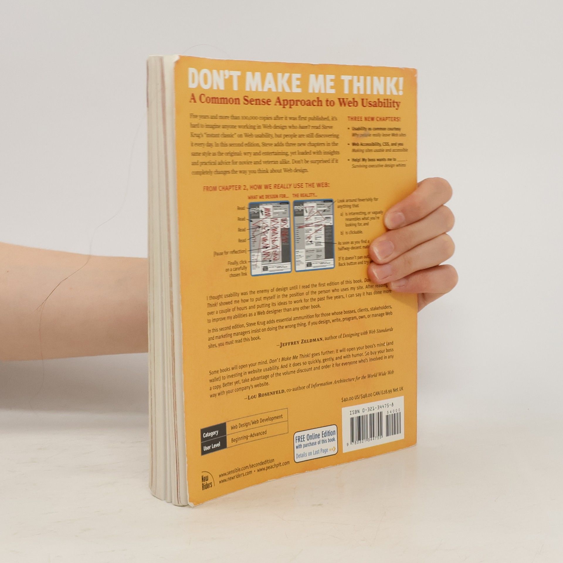 Steve Krug Don't make me think! : a common sense approach to Web usability