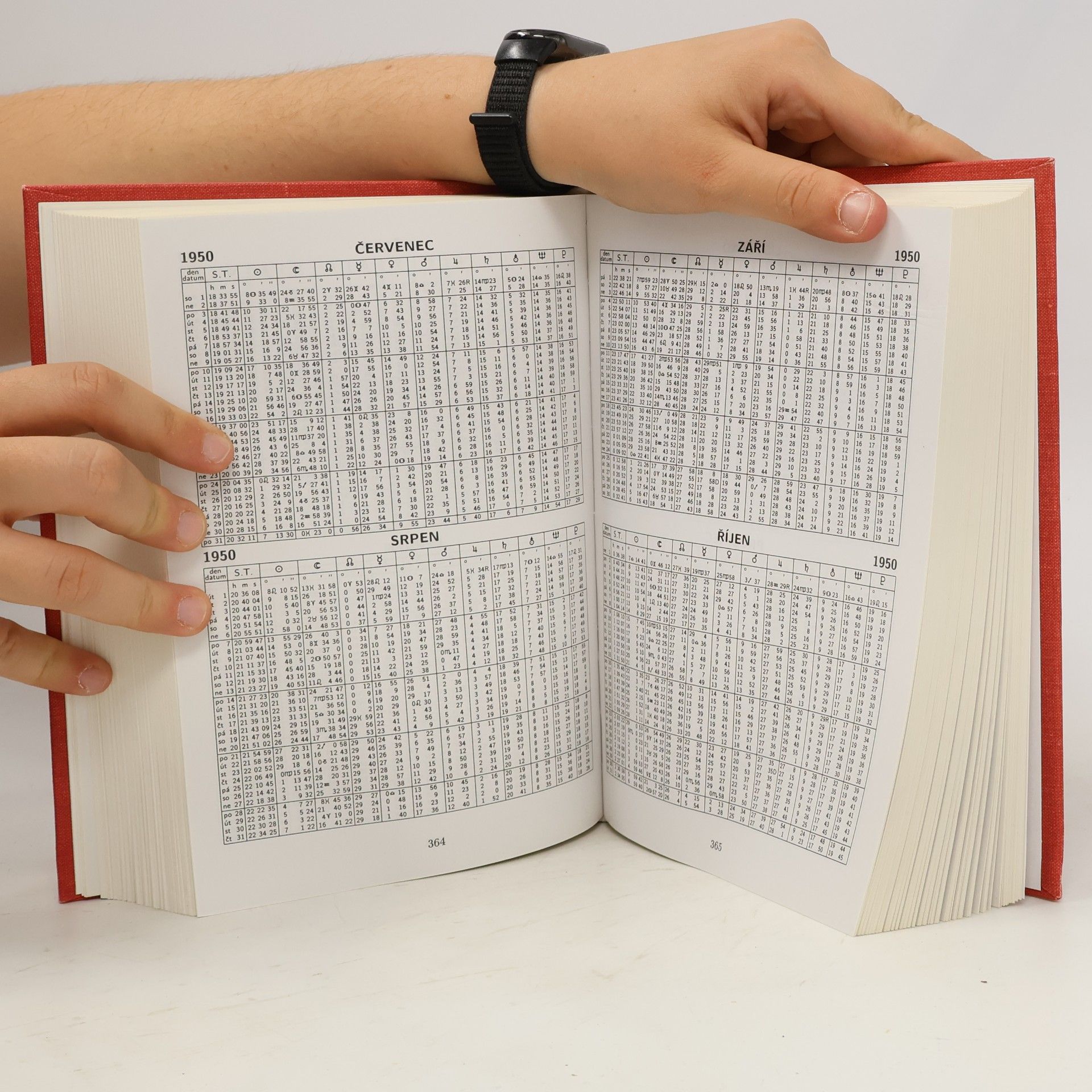 Antonín Strejc Efemeridy pro astrology 1890-2020