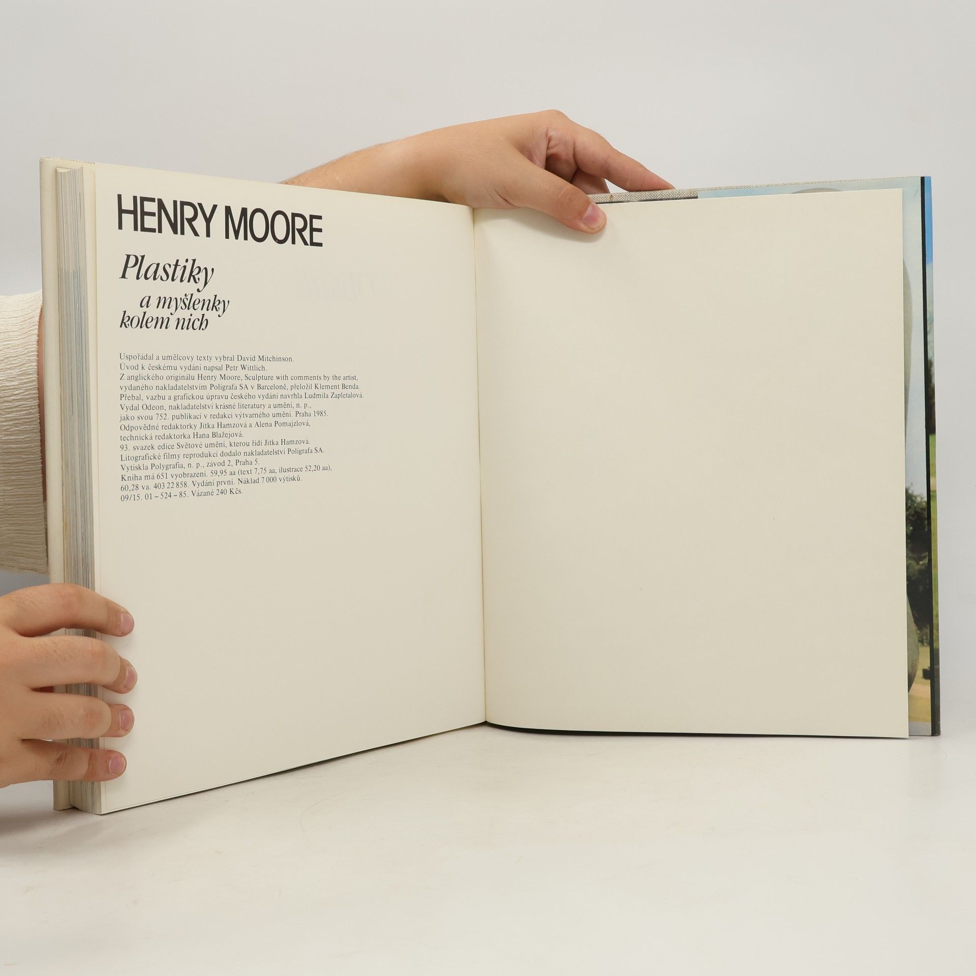 Henry Moore Henry Moore. Plastiky a myšlenky kolem nich