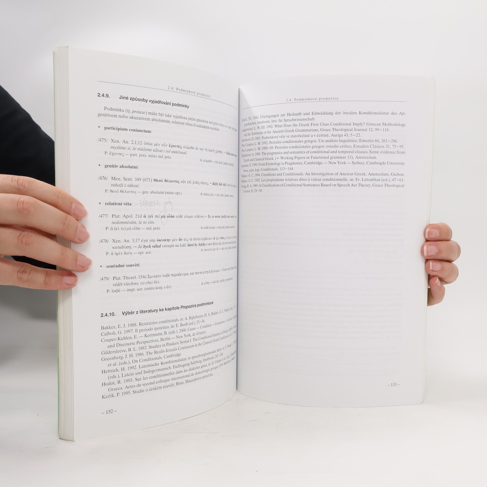 Dagmar Muchnová Syntax klasické řečtiny I. Vedlejší věty