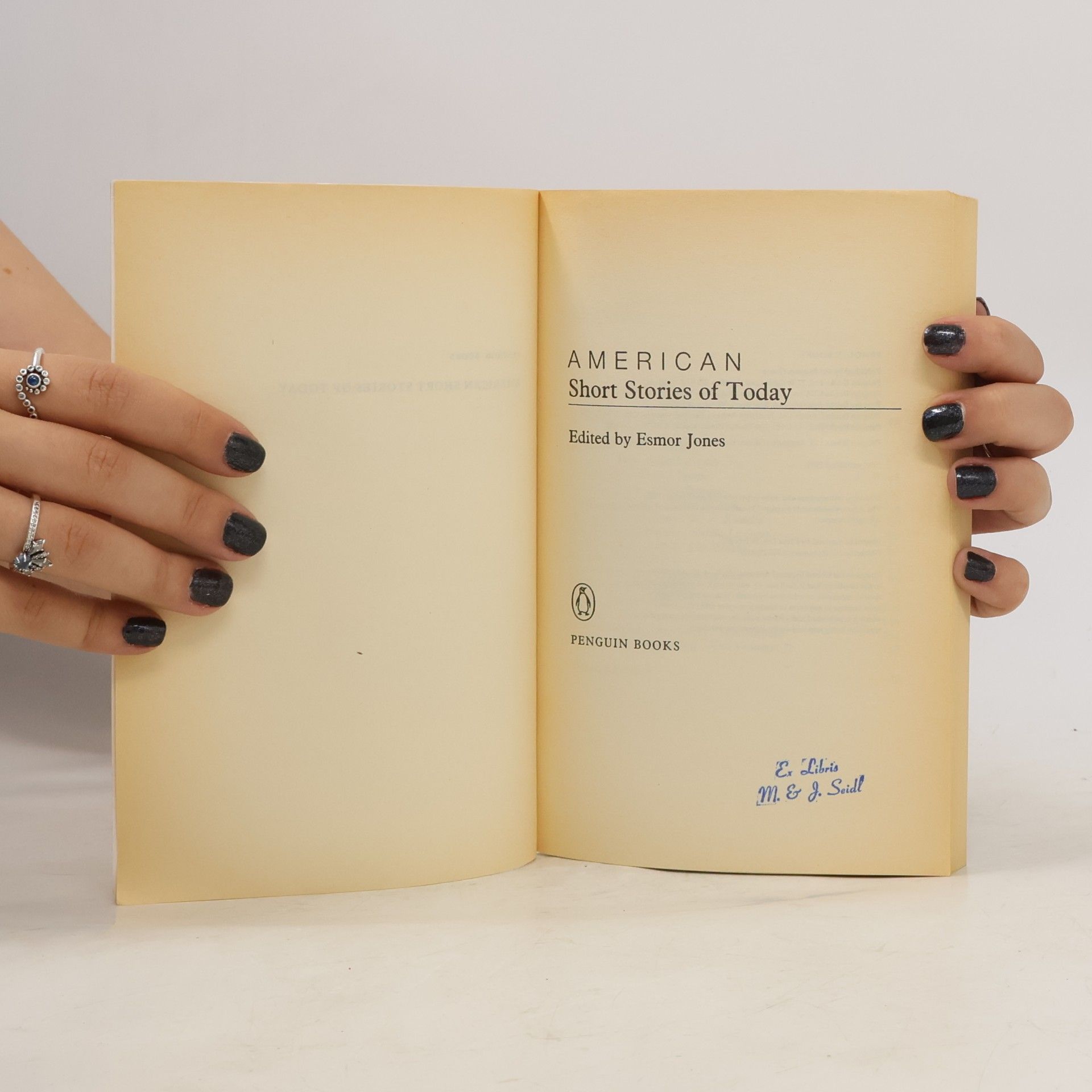Esmor Jones American short stories of today