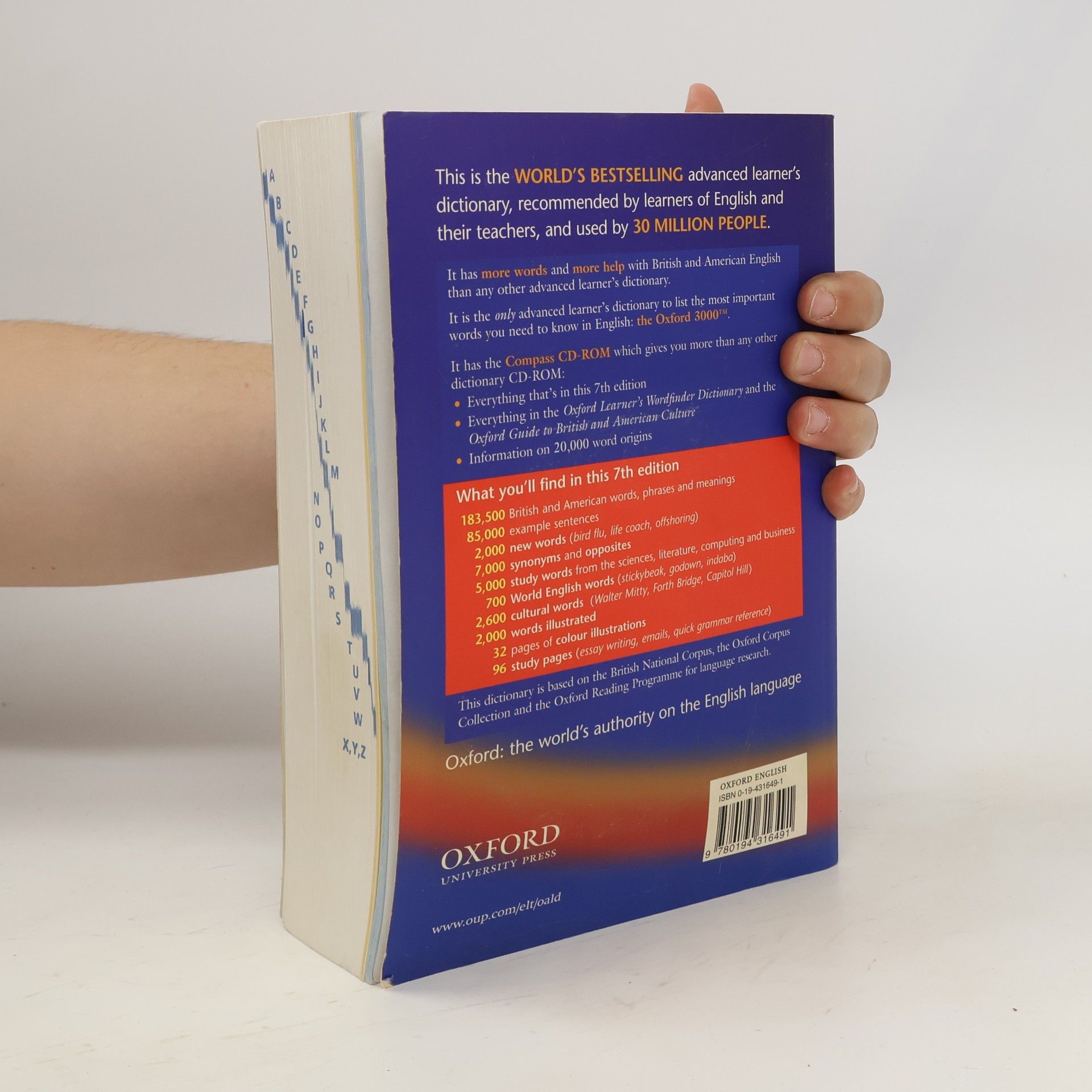 A. S. Honbi Oxford advanced learner's dictionary of current English