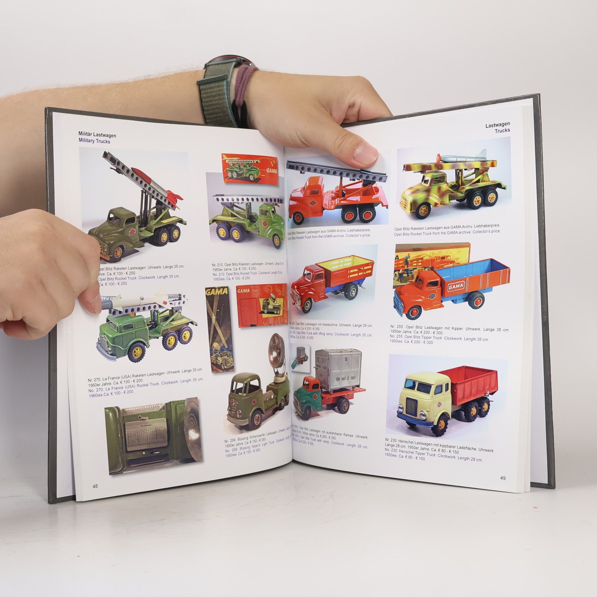Ulrich Schweizer GAMA, die Spielzeuge von 1946 bis 1968, the toys from 1946 until 1968