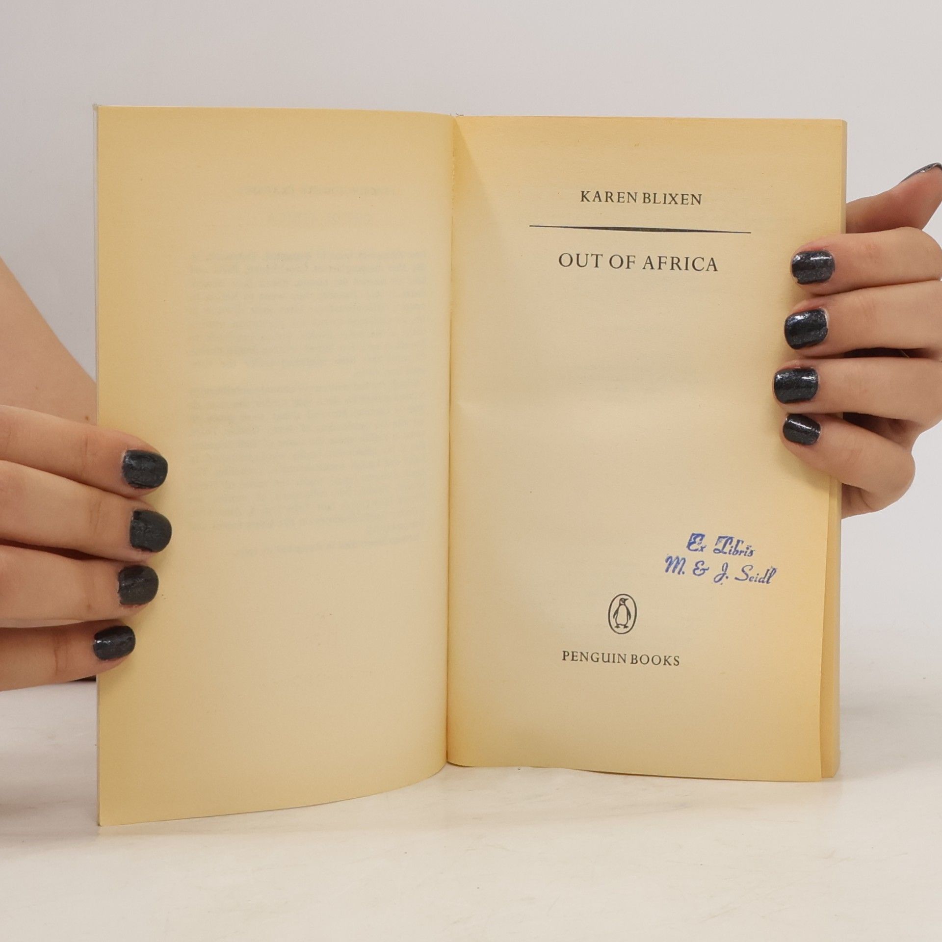 Karen Blixen Out of Africa