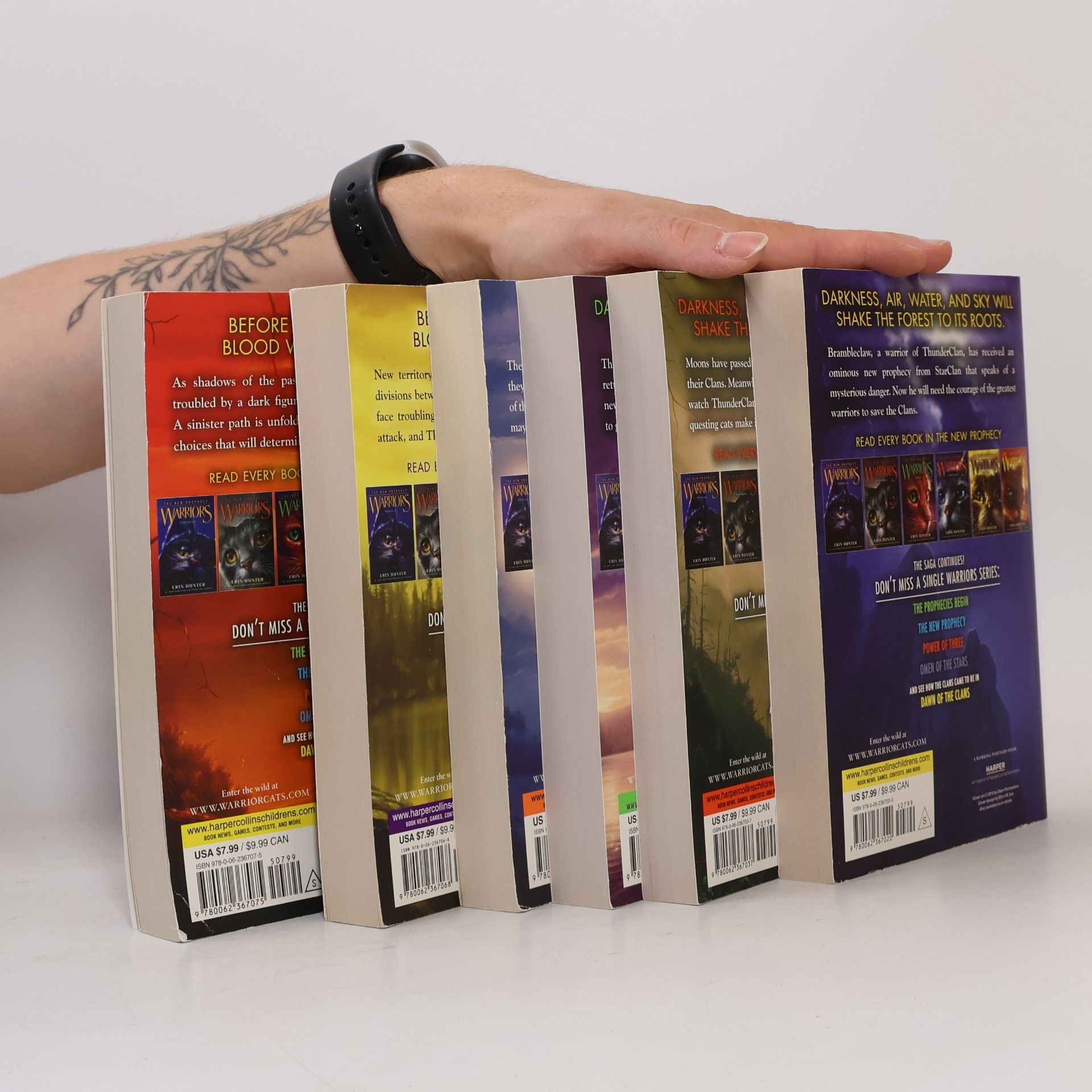 Erin Hunter Warriors: The New Prophecy Box Set: Volumes 1 to 6