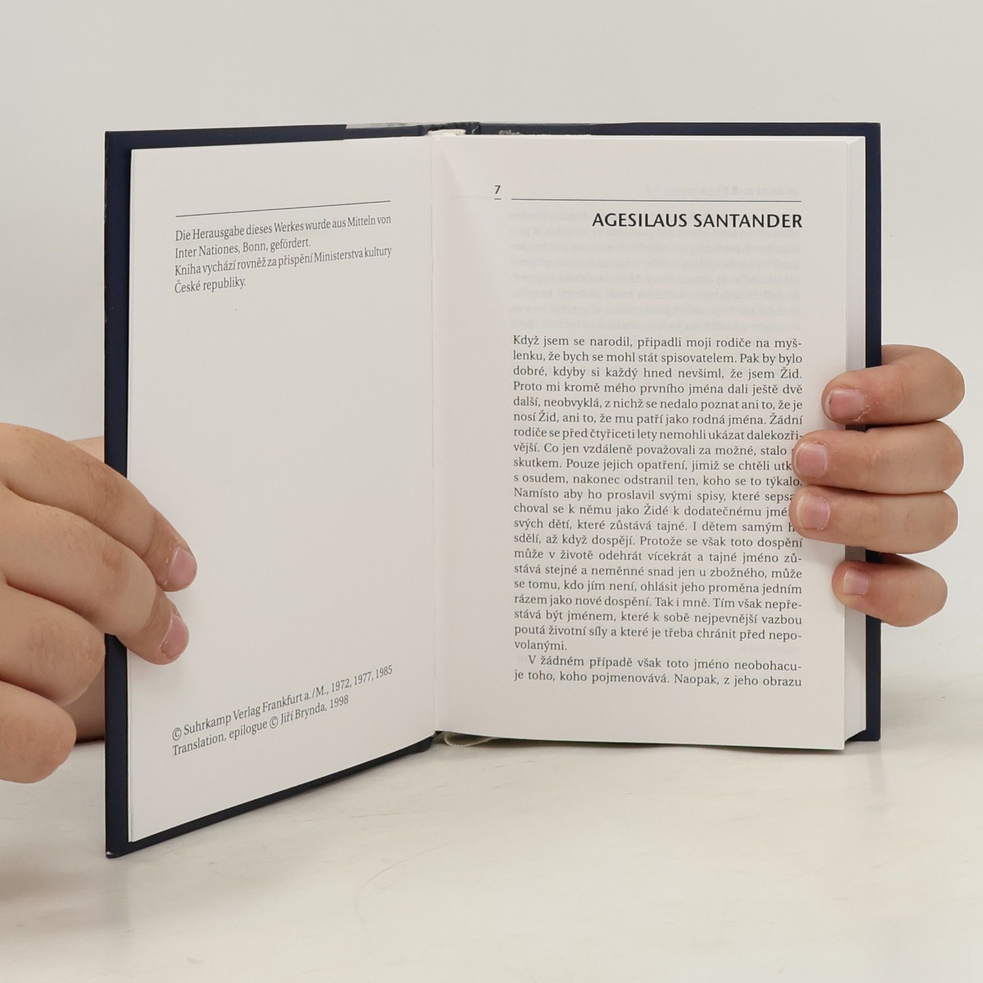 Walter Benjamin Agesilaus santander