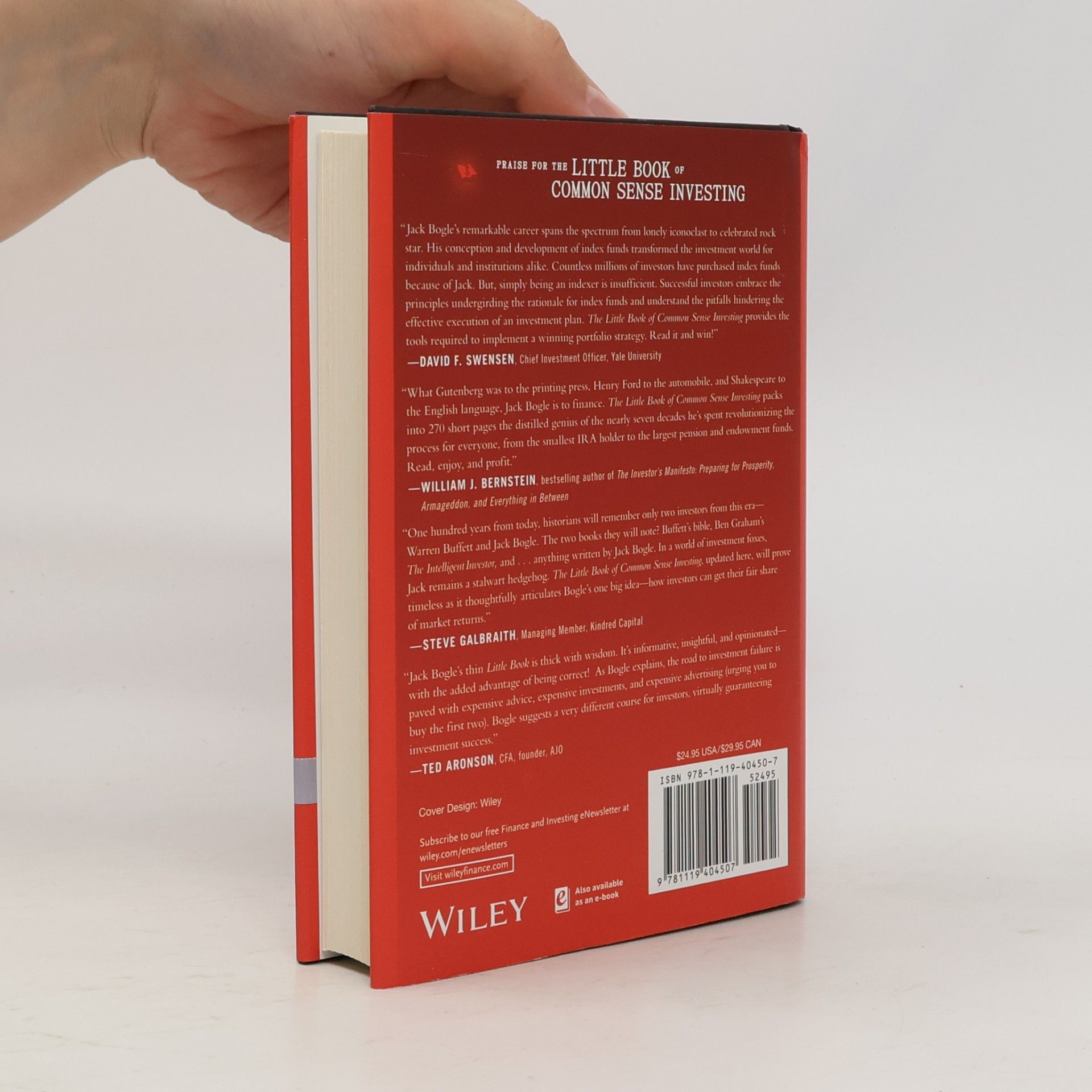 John C. Bogle The little book of common sense investing : the only way to guarantee your fair share of stock market returns