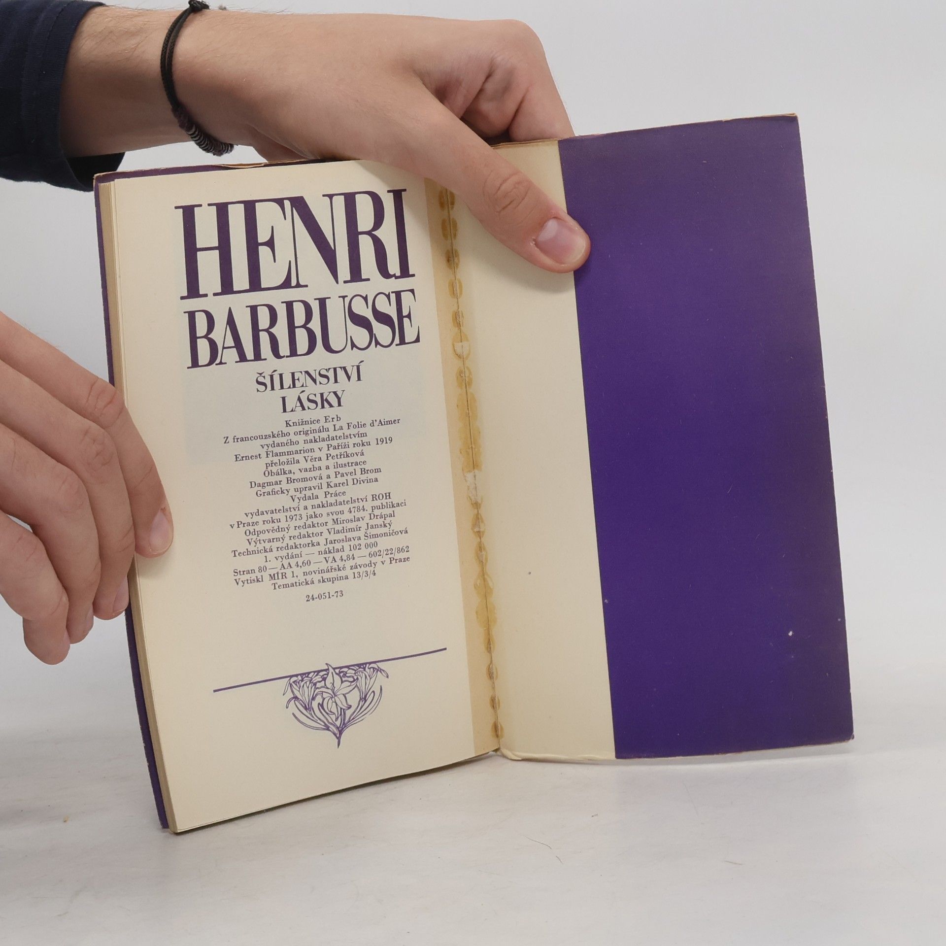 Henri Barbusse Šílenství lásky
