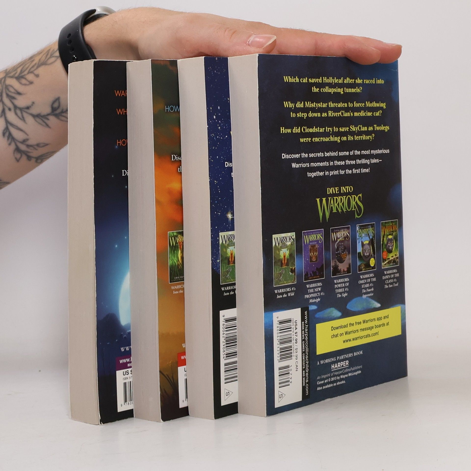 Erin Hunter Warriors Novella. Box Set