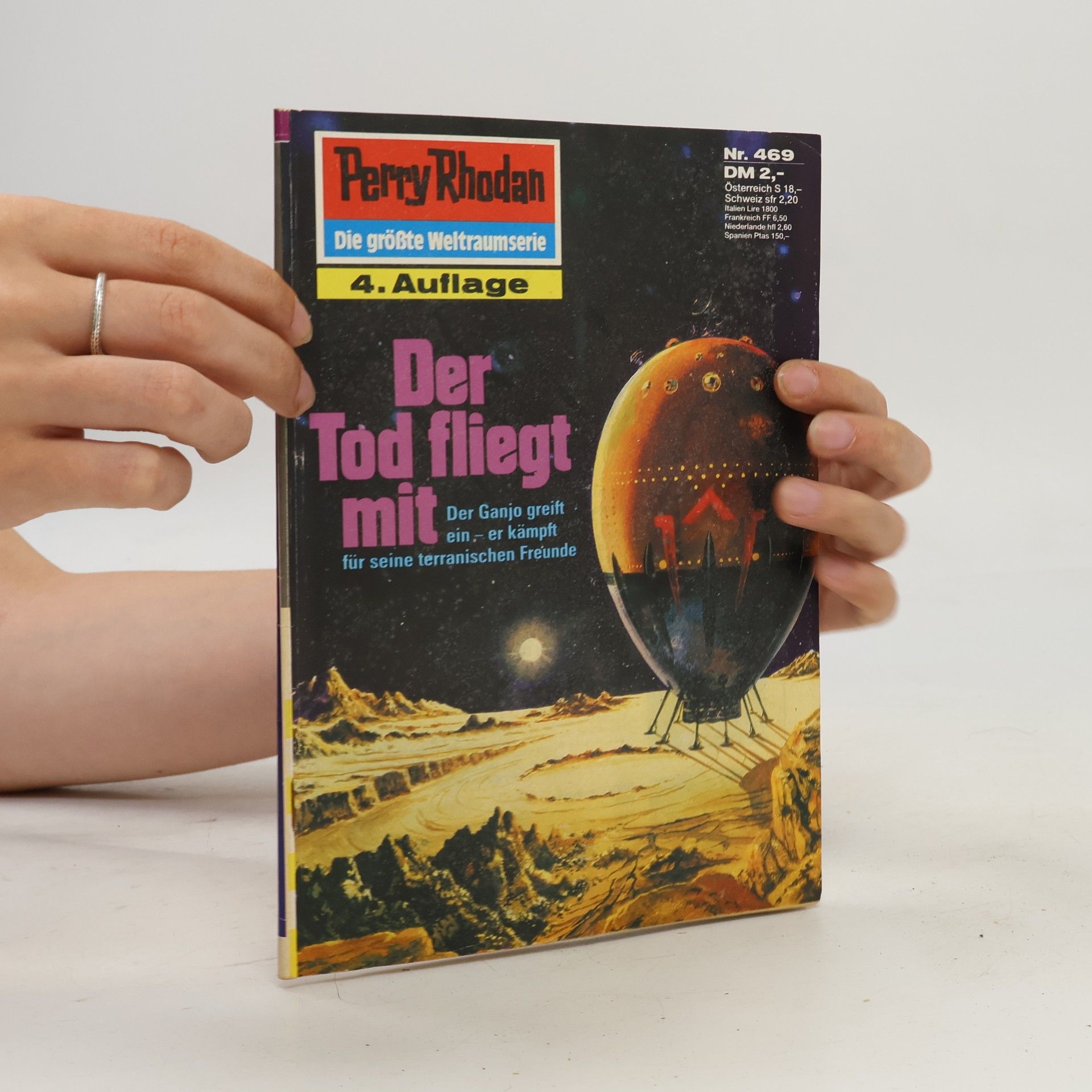 H. G. Ewers Perry Rhodan 469. Der Tod fliegt mit