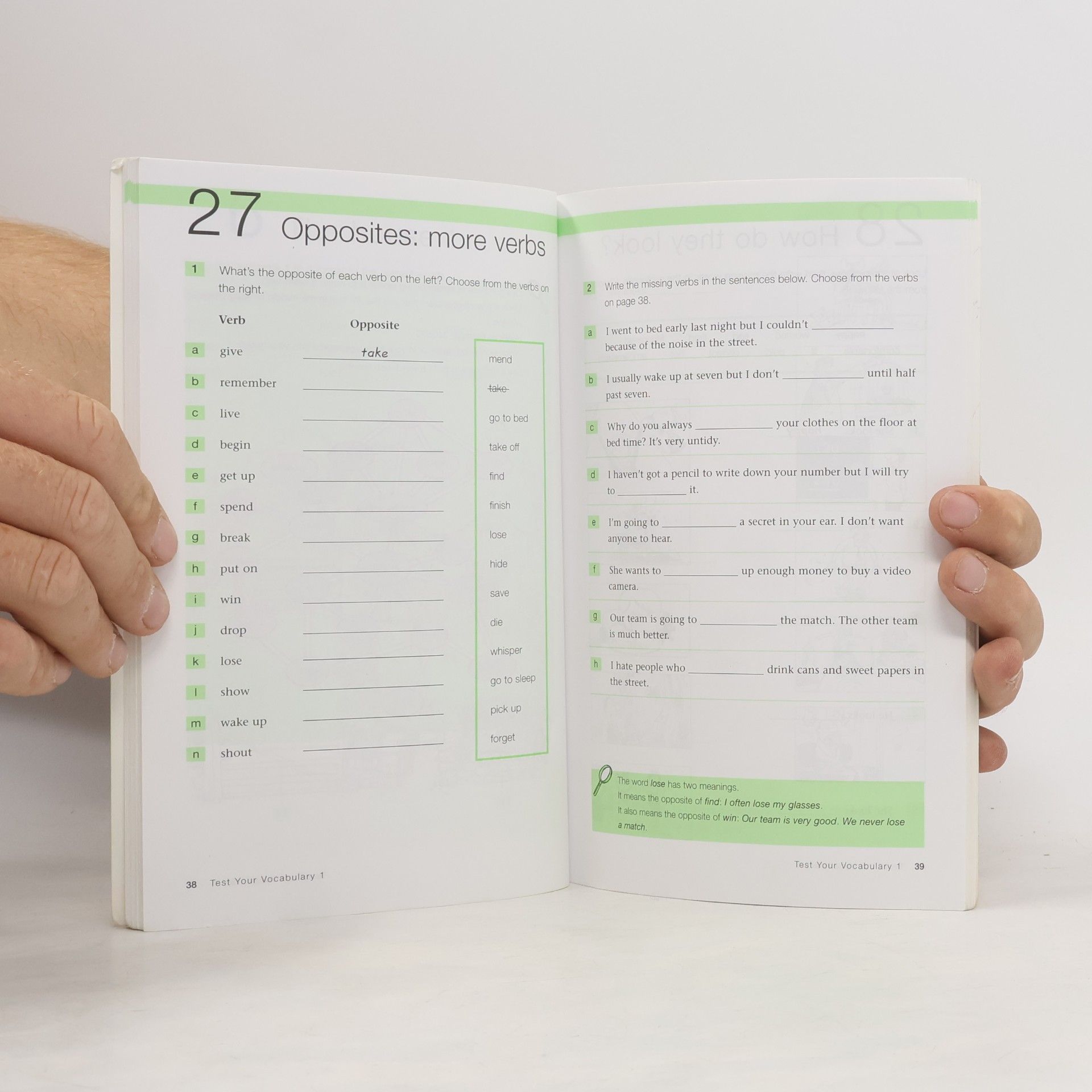 Peter Watcyn-Jones Test your Vocabulary Book 1 (Elem.) - NA