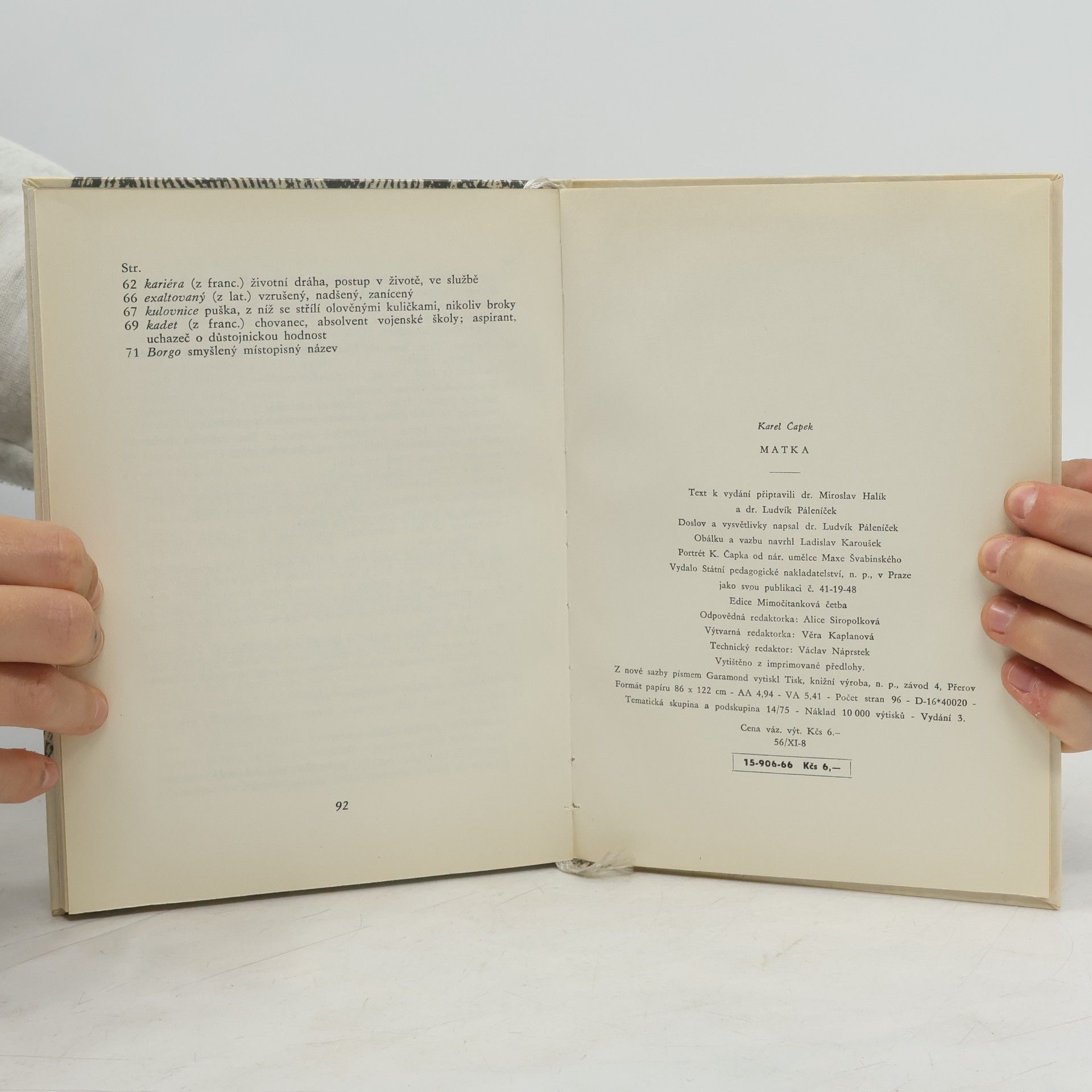 Karel Čapek Matka